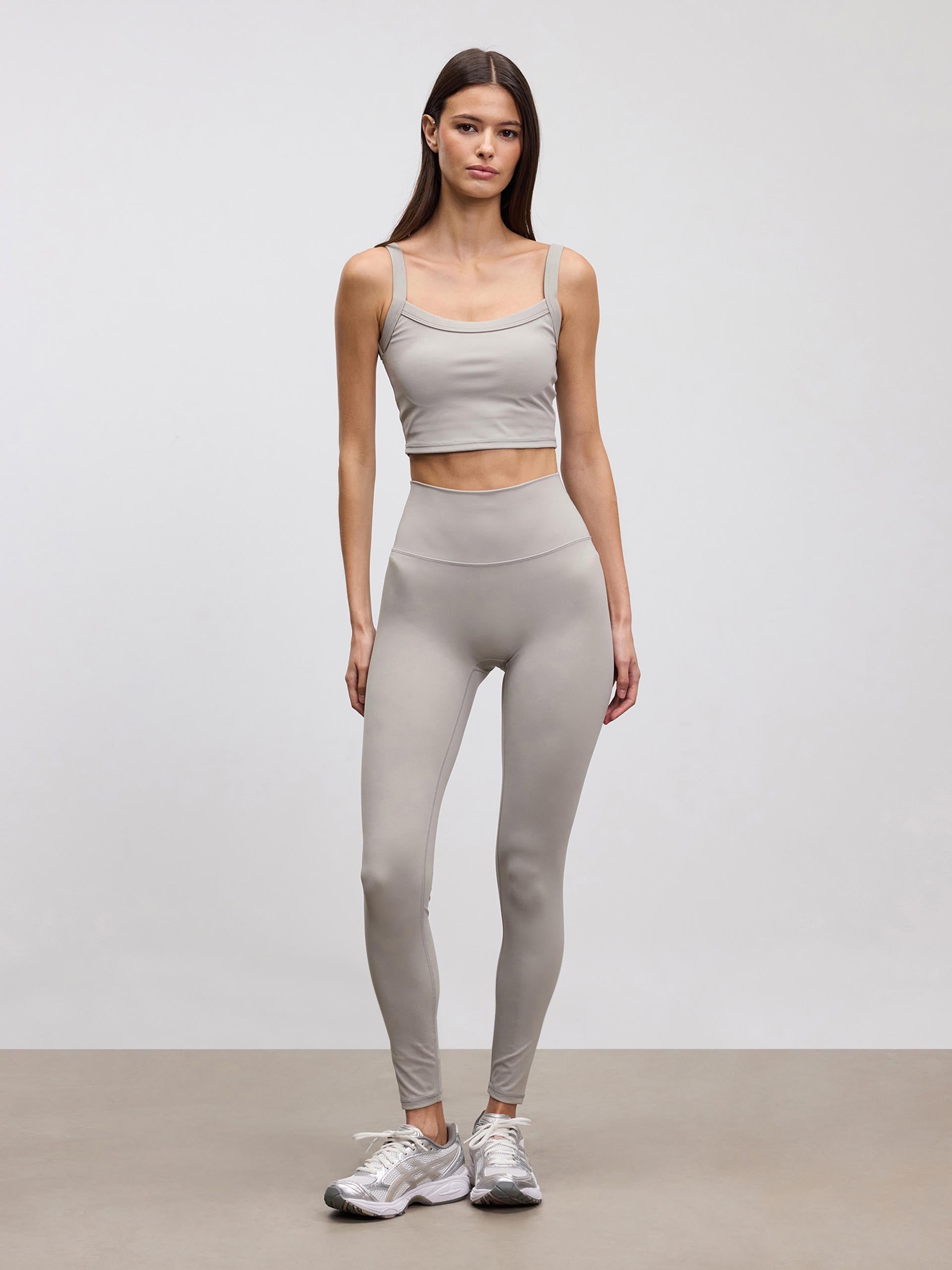 Womens Active Legging in Stone