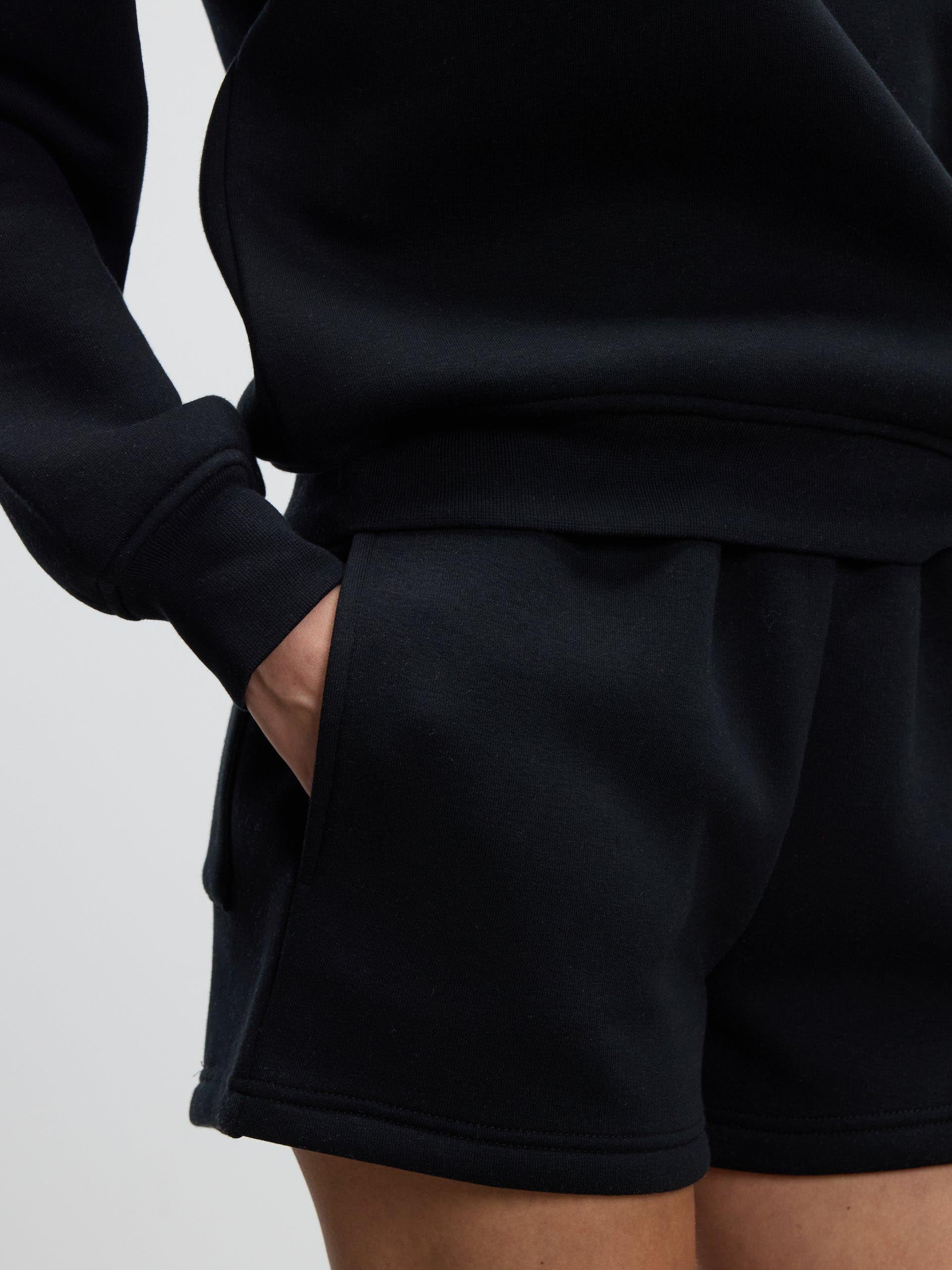 Womens Neoprene Long Sleeve Polo Shirt in Black