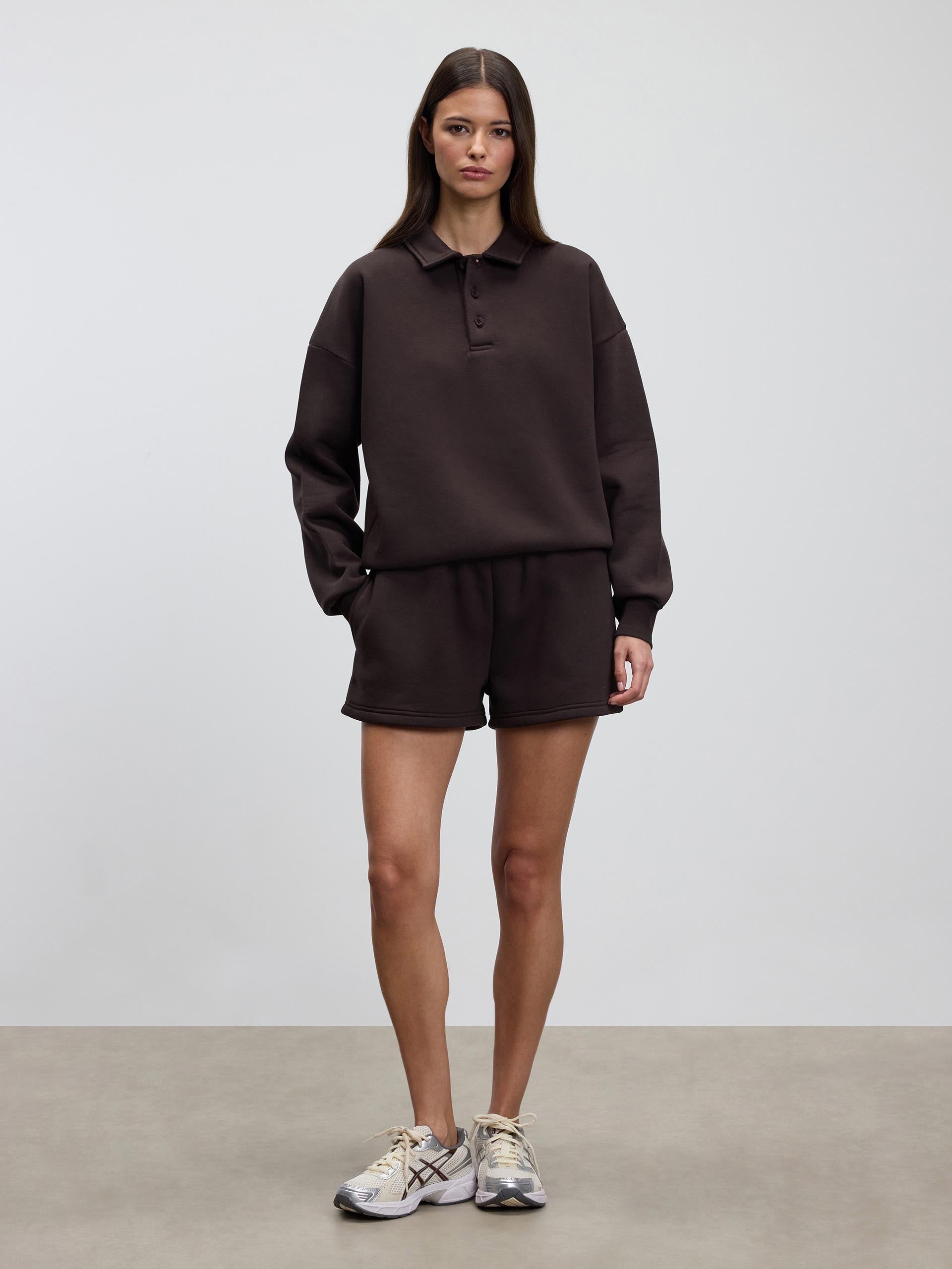 Womens Neoprene Short in Brown
