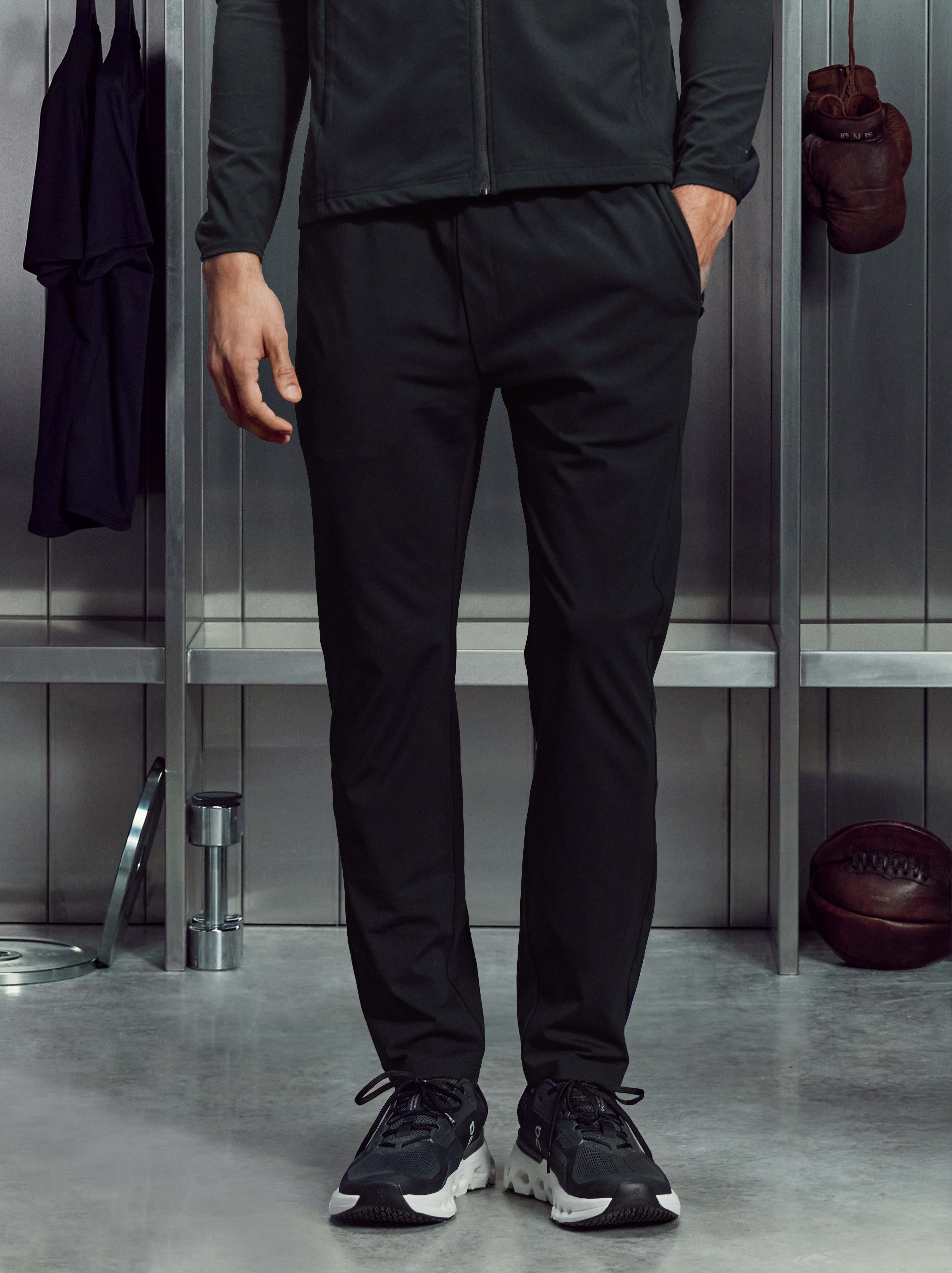 Active Jersey Jogger in Black