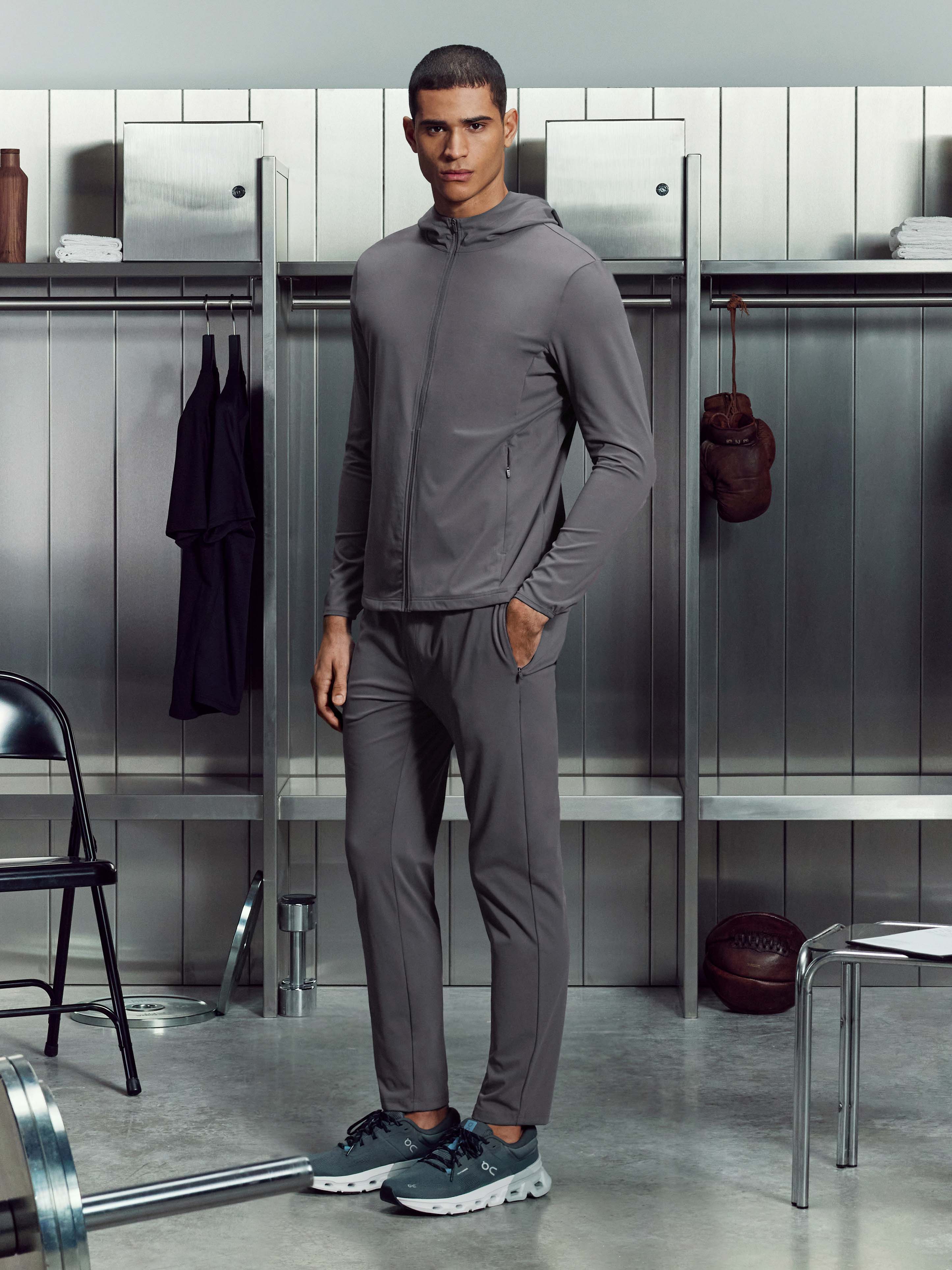 Active Jersey Jogger in Grey