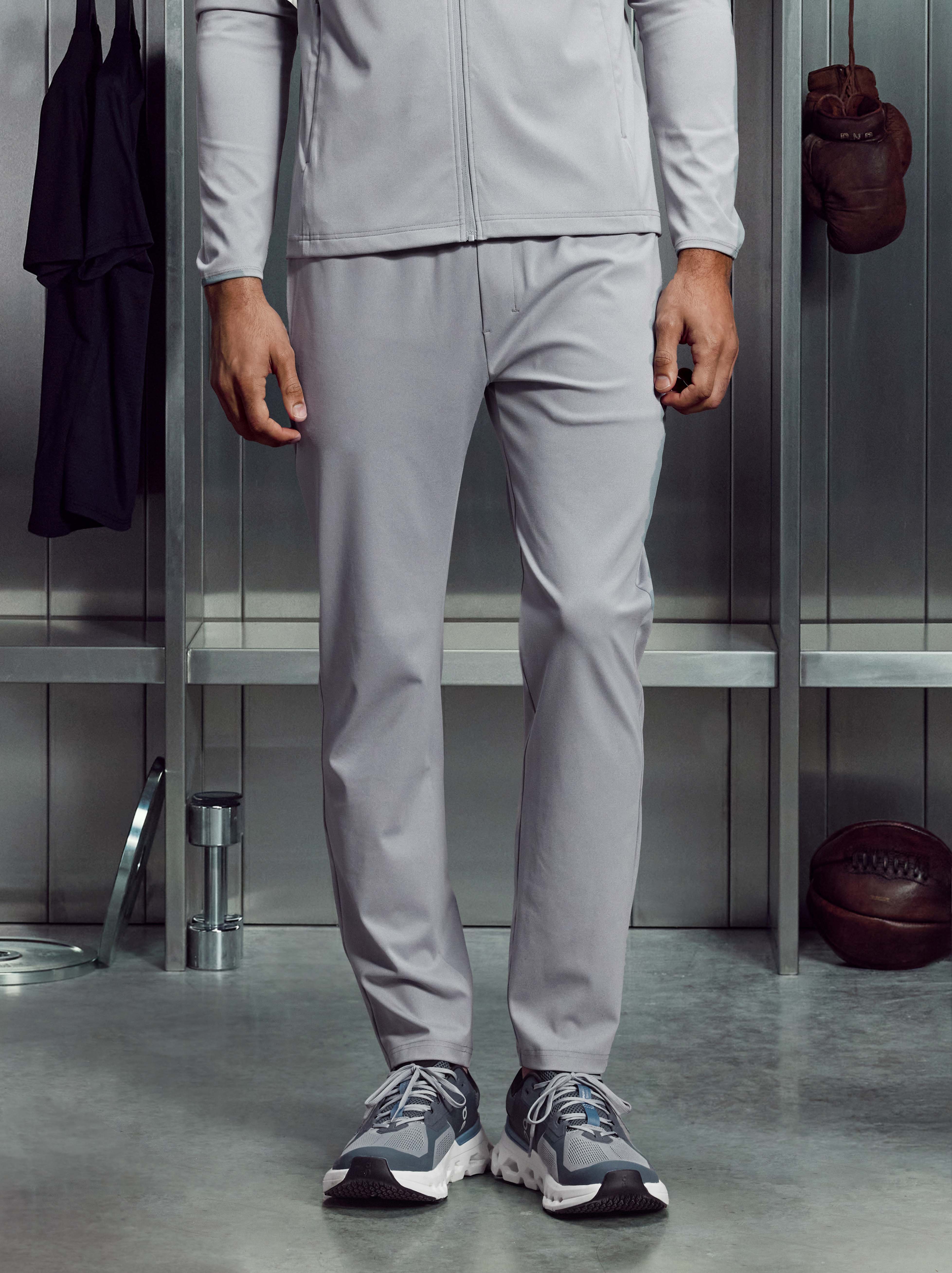 Active Jersey Jogger in Marl Grey