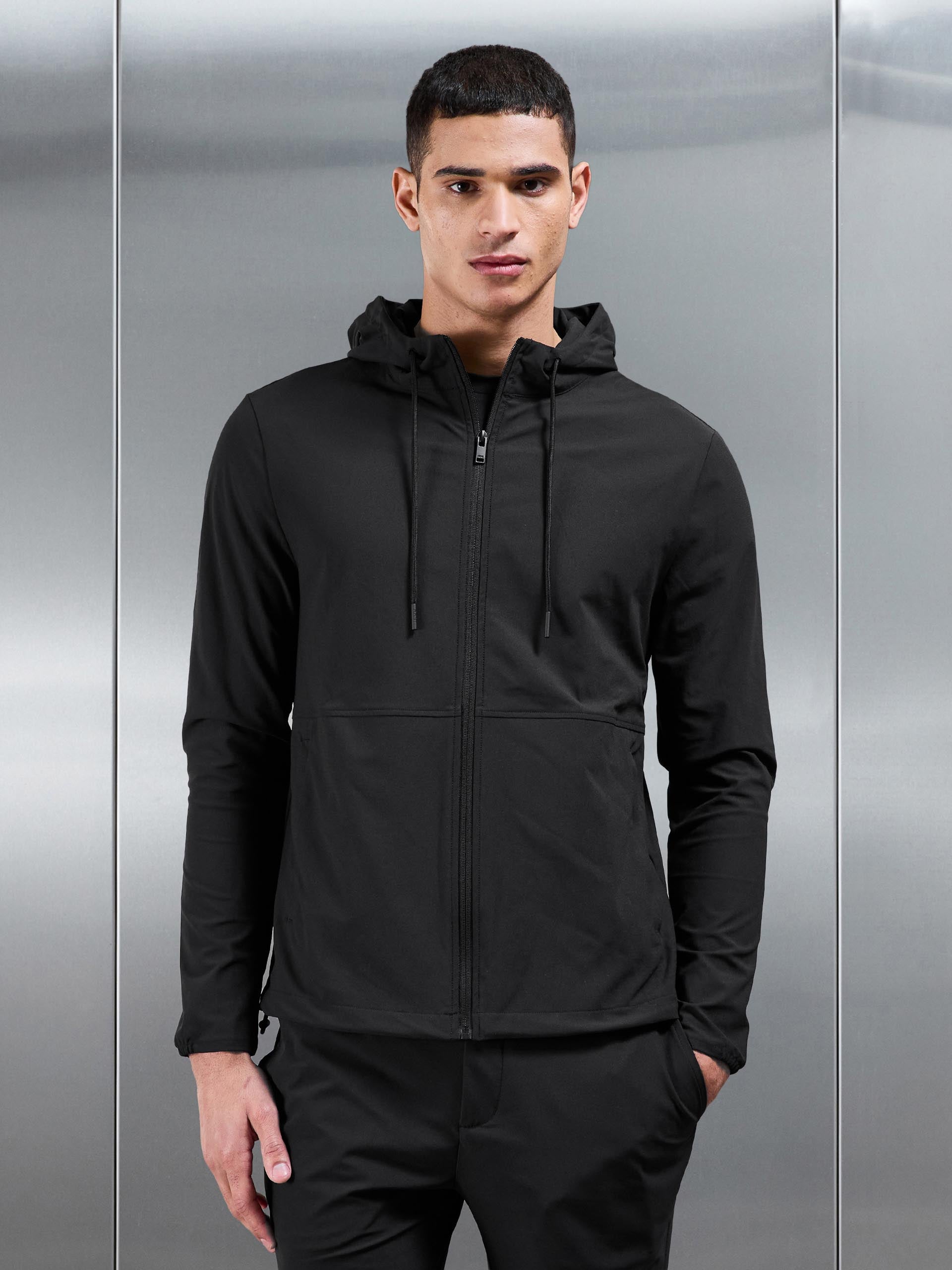 24 Hour Windbreaker in Black