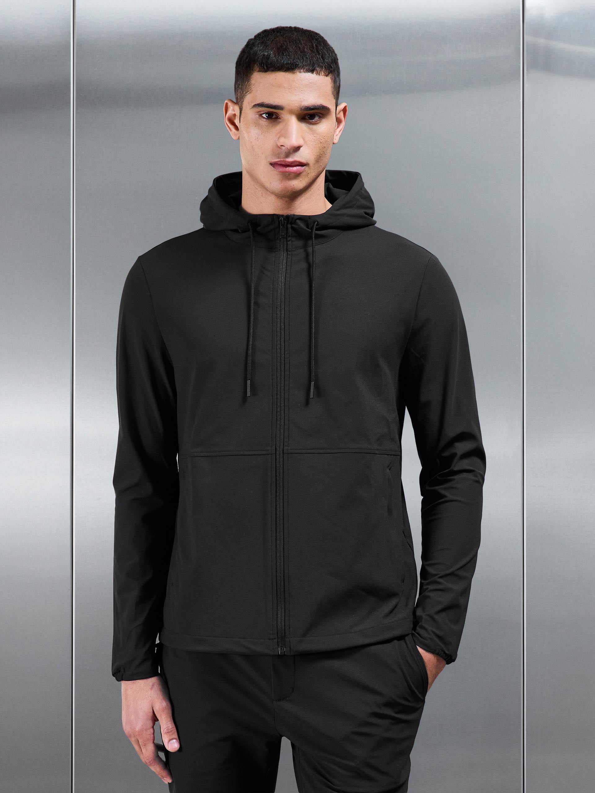 24 Hour Windbreaker in Black