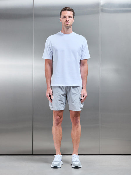3D Pocket Cargo Short in Mid Grey