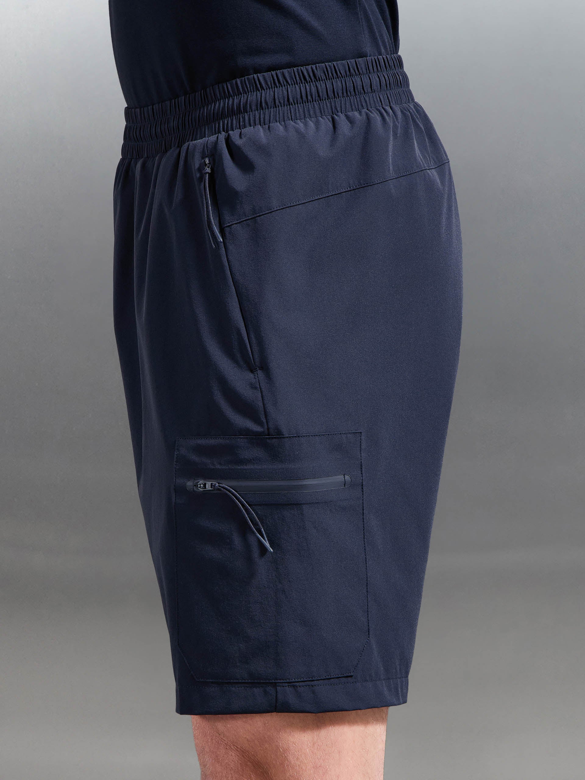 Active Cargo Short in Navy