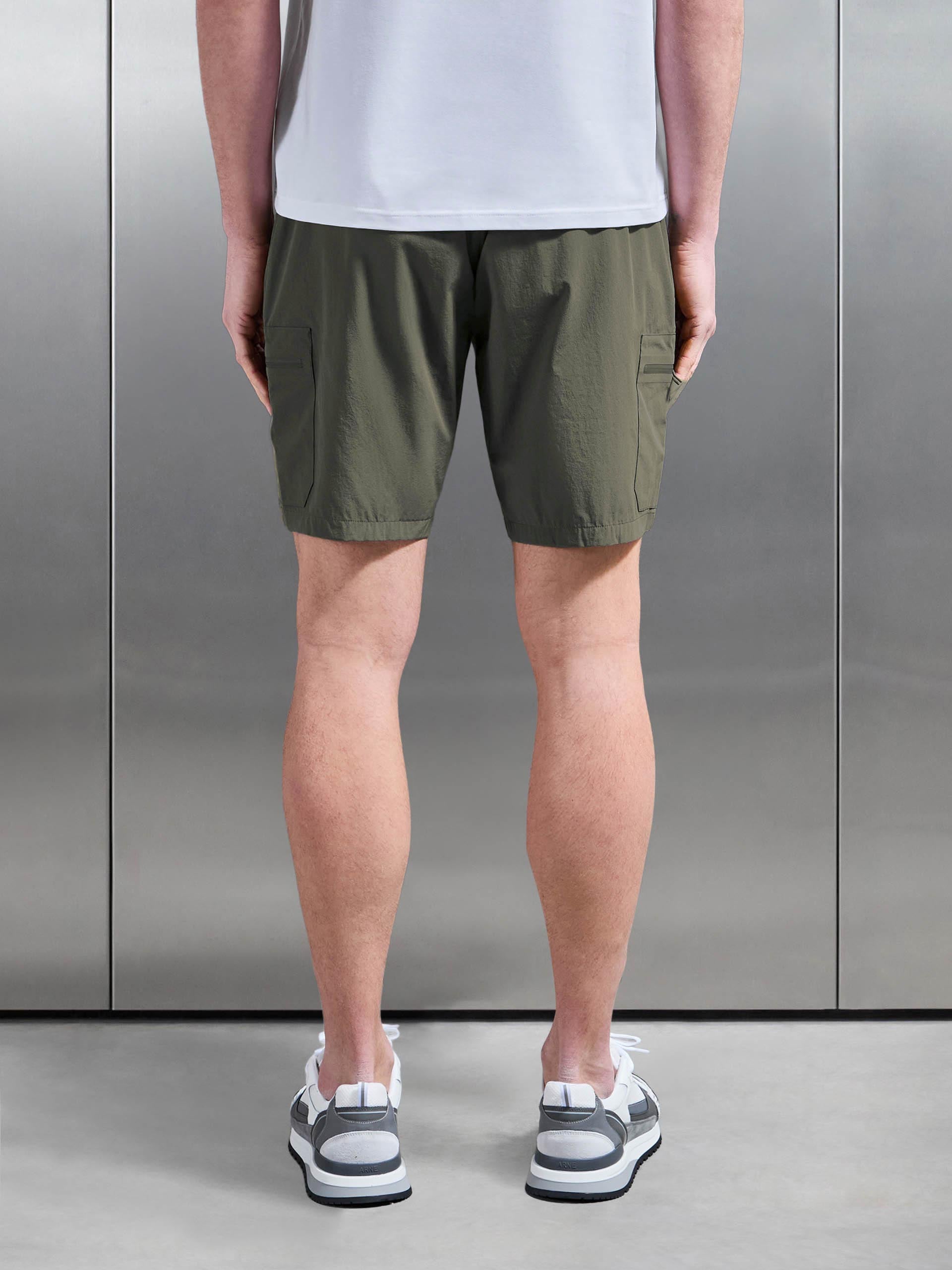 Active Cargo Short in Olive