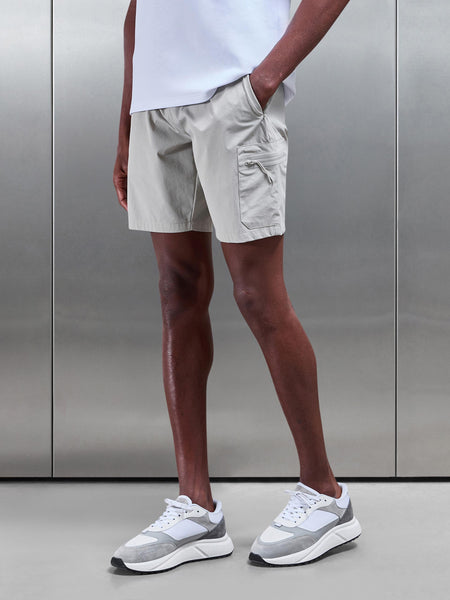 Active Cargo Short in Stone