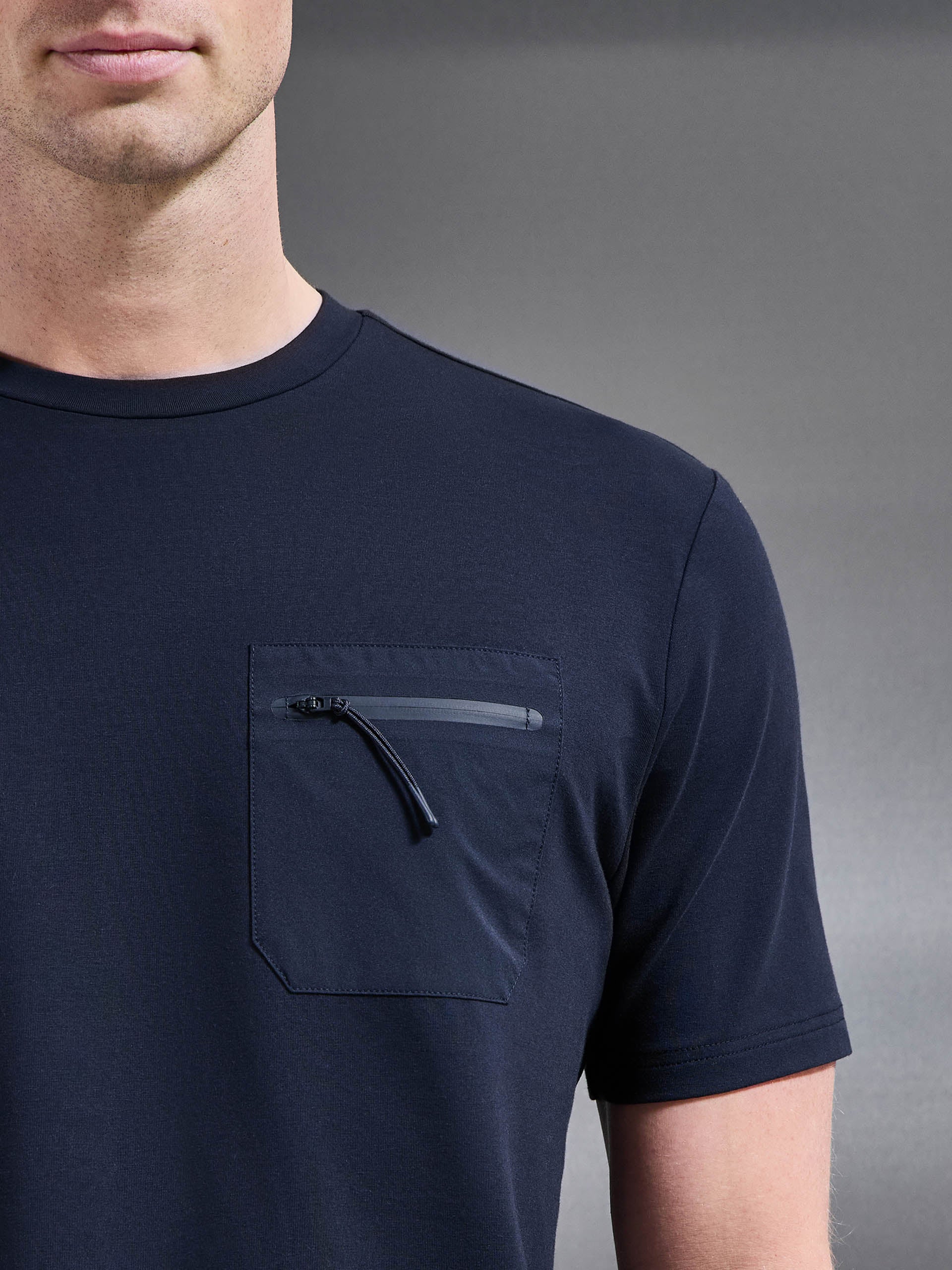 Active Cargo T-Shirt in Navy