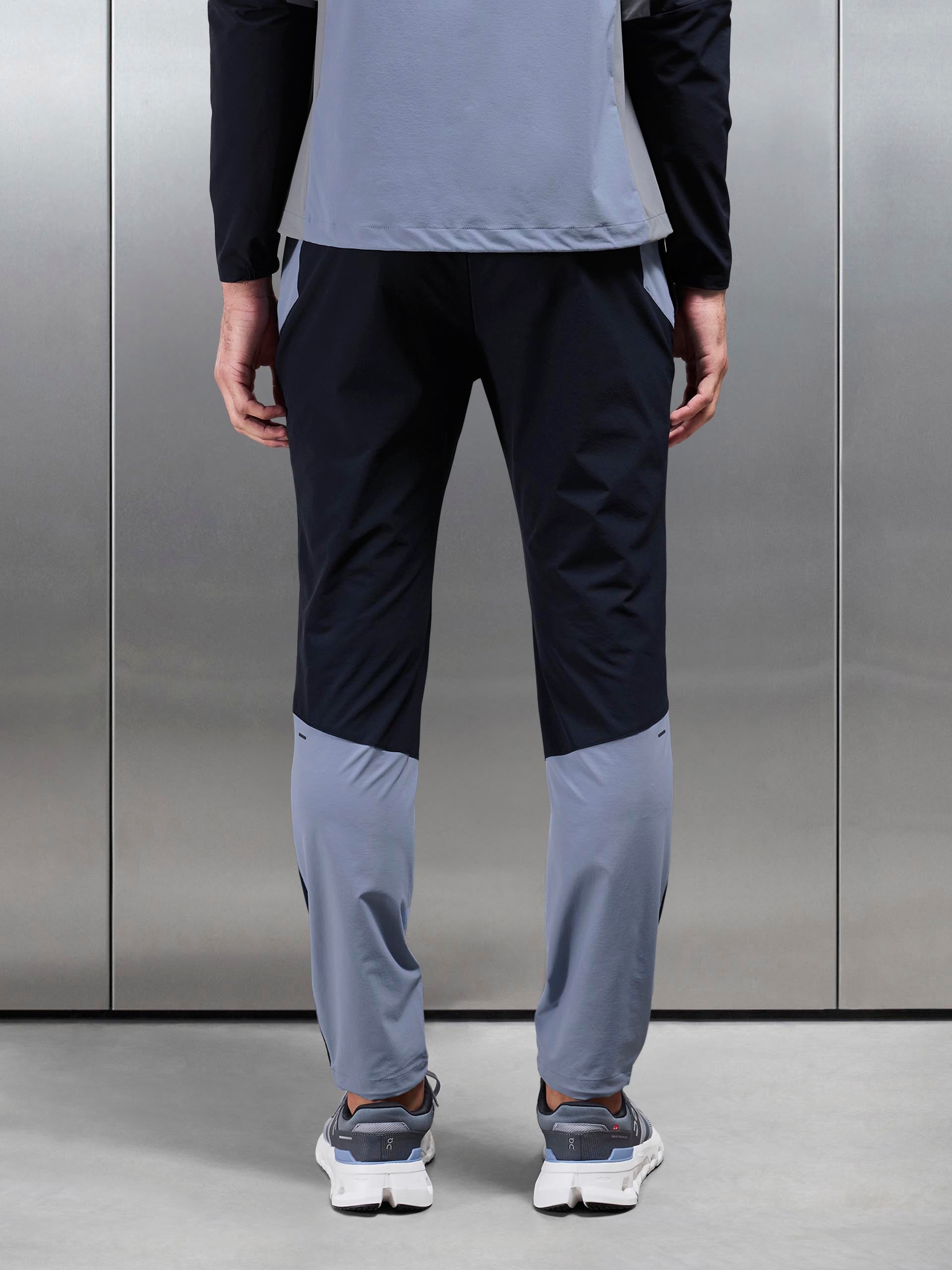 Active Colour Block Trackpant in Navy