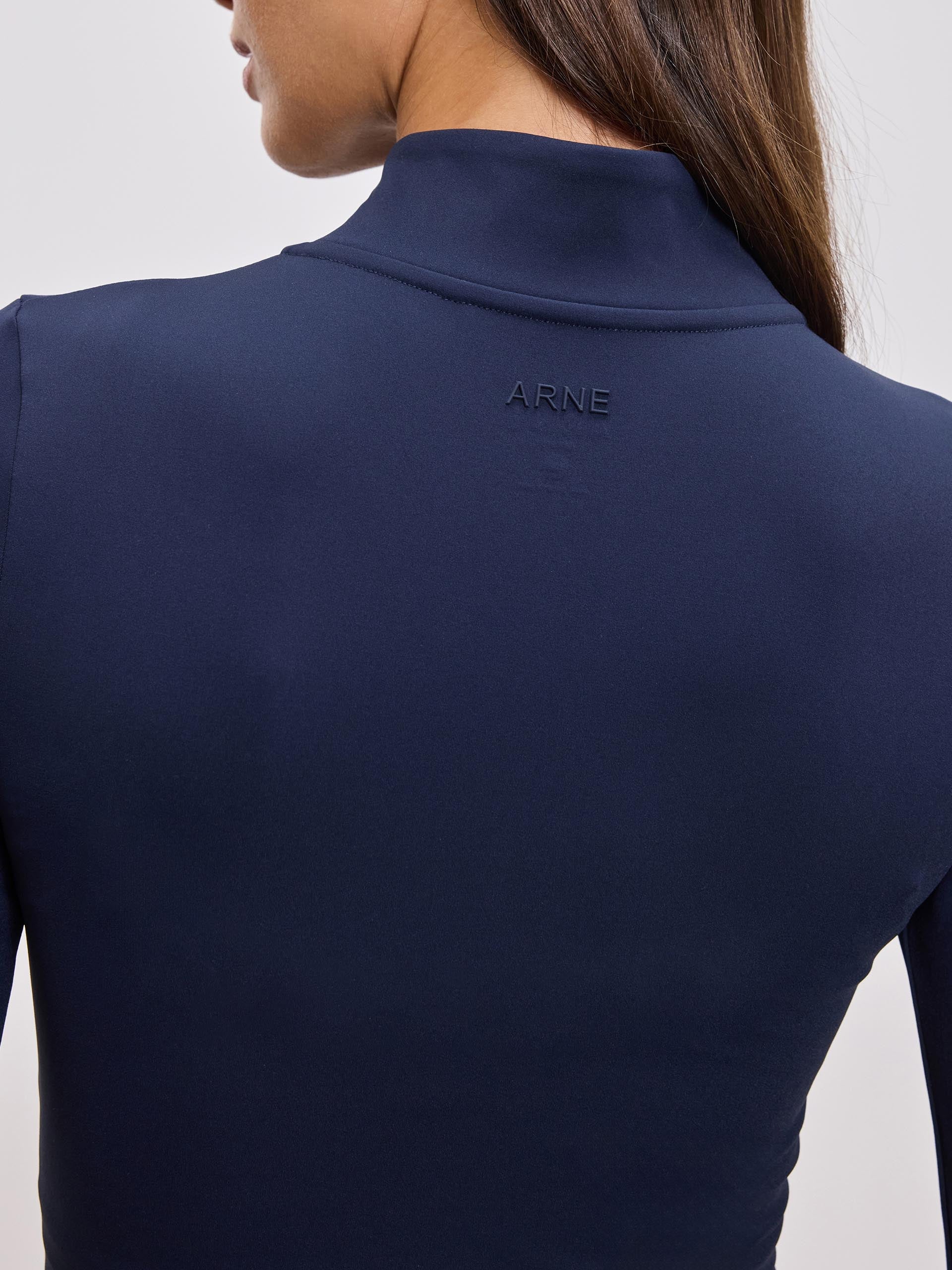 Womens Active Zip Through Jacket in Navy