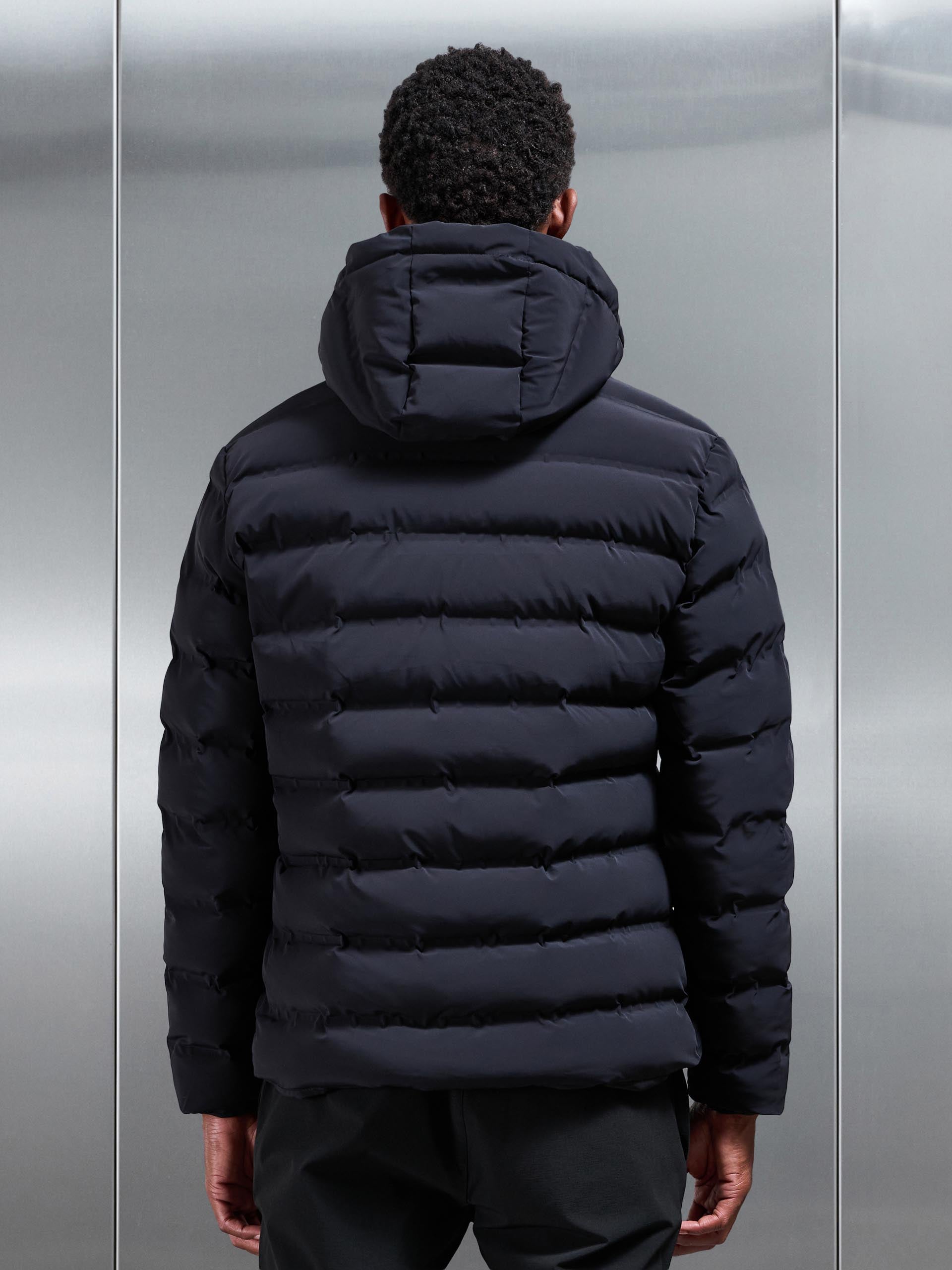 Active Puffer Jacket in Black