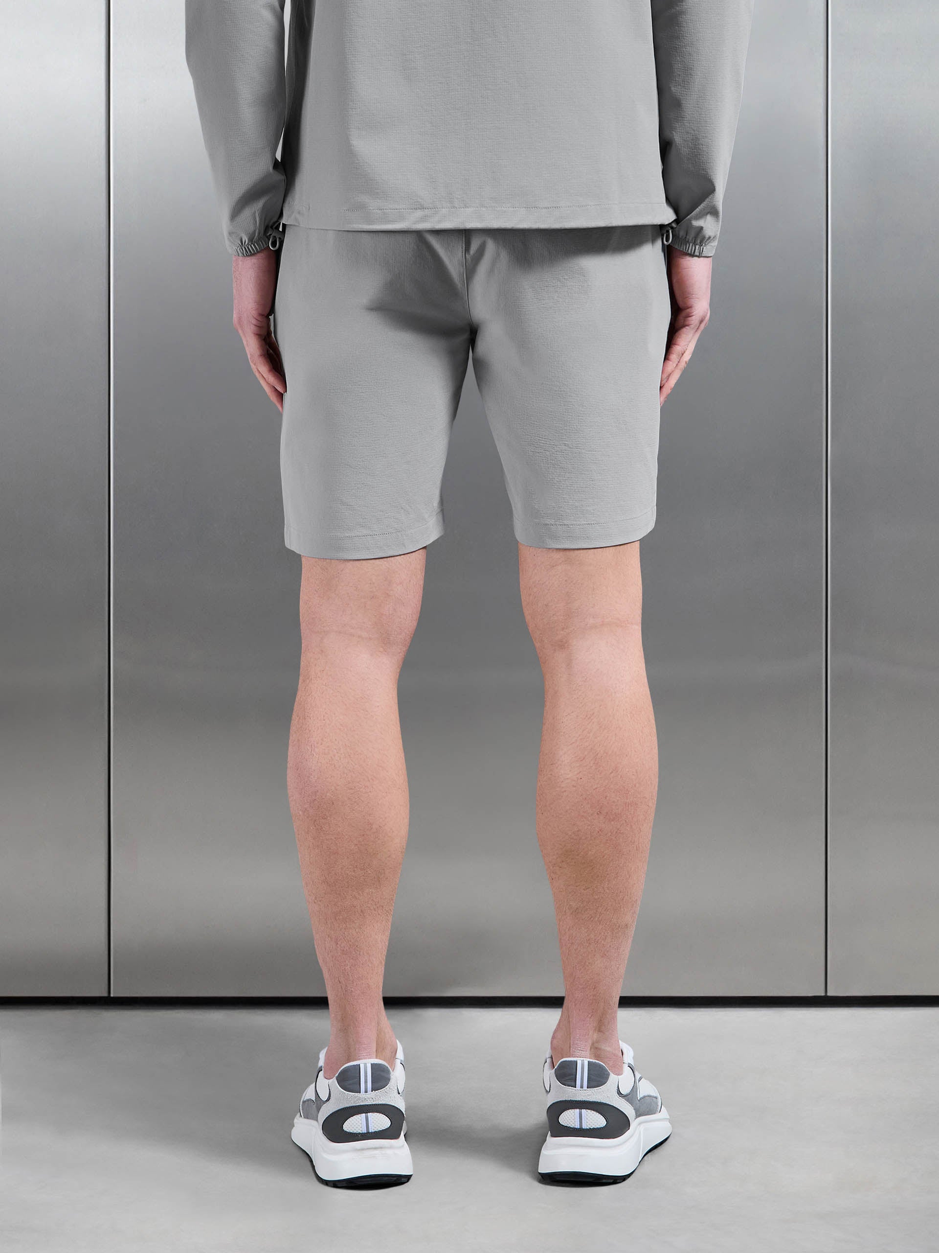 Active Technical Short in Mid Grey