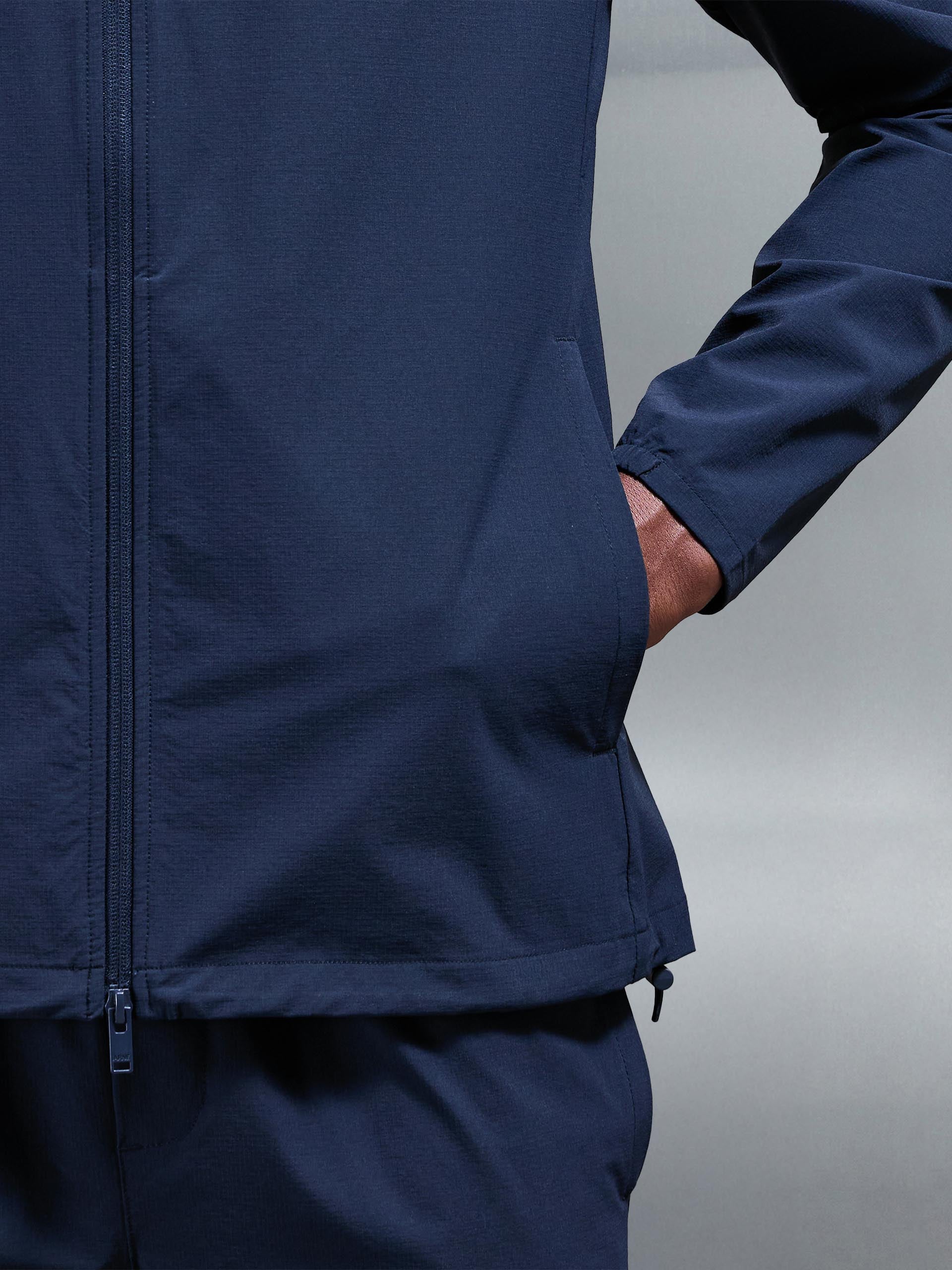 Active Technical Windbreaker in Navy