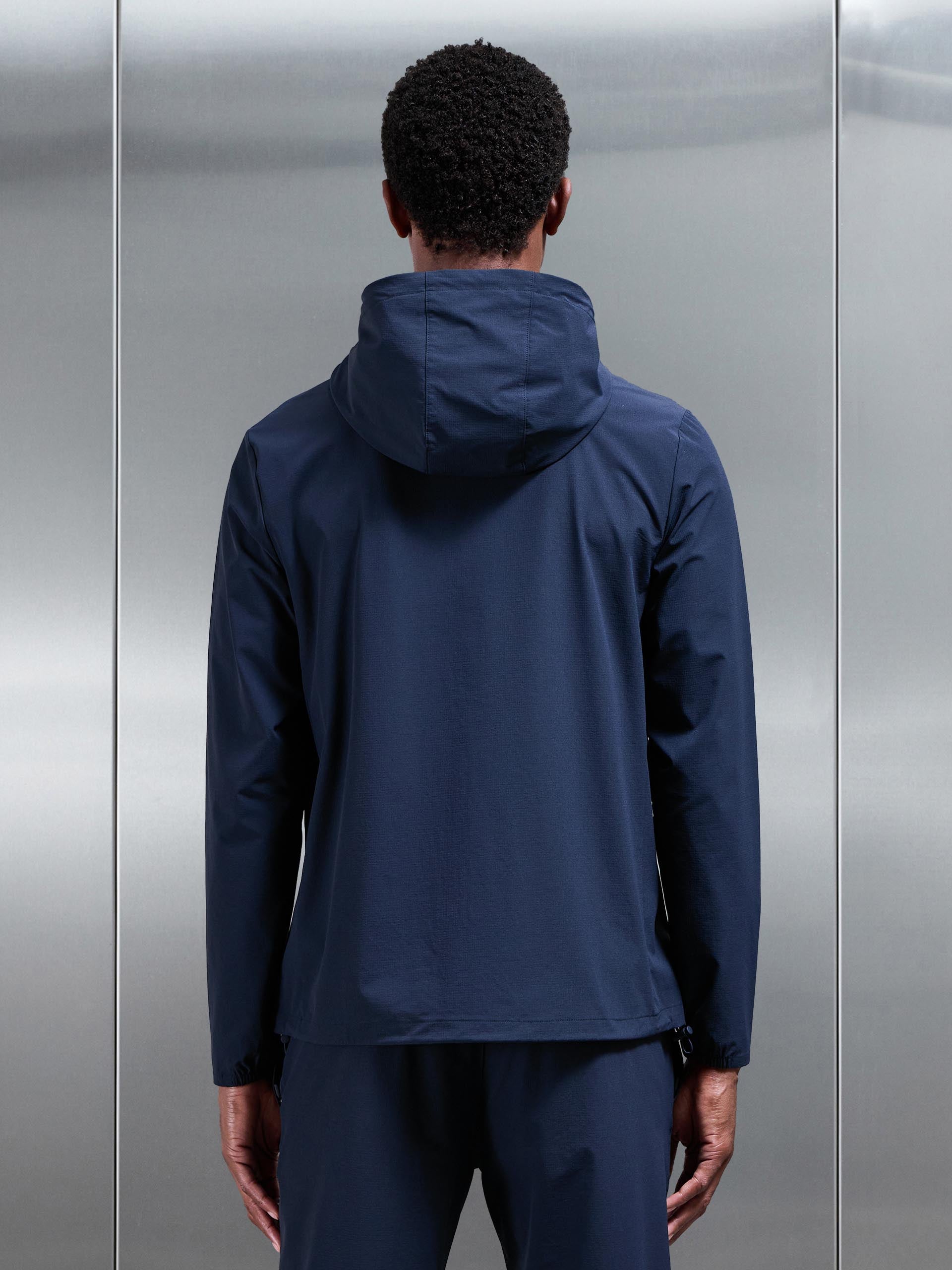 Active Technical Windbreaker in Navy