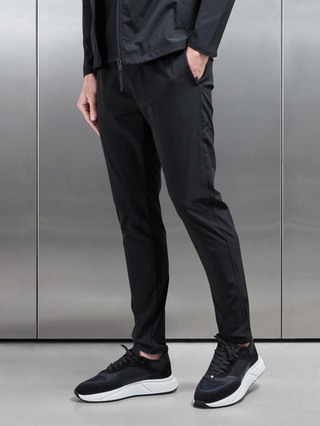Active Technical Tapered Trackpant in Black