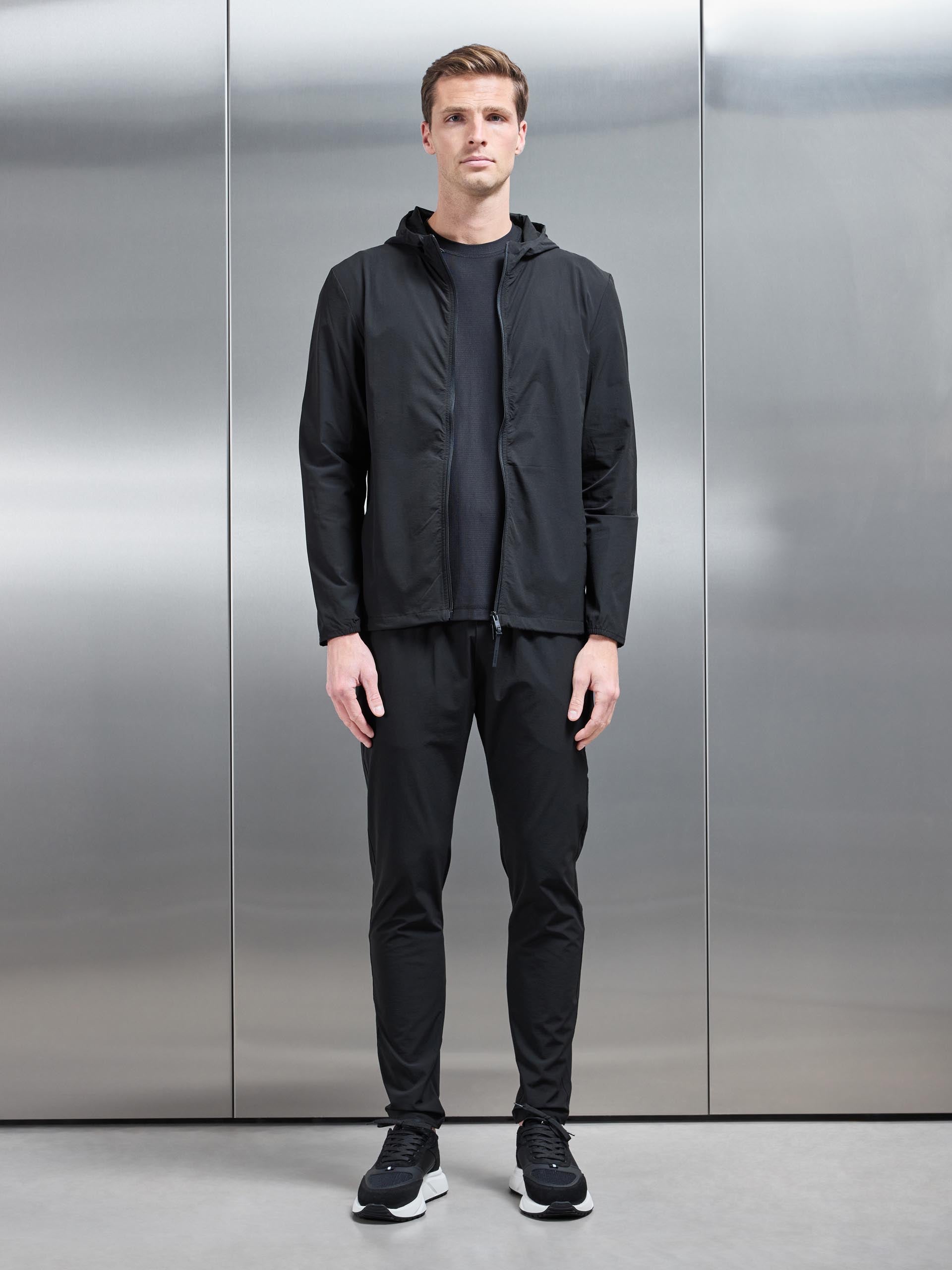 Active Tapered Trackpant in Black