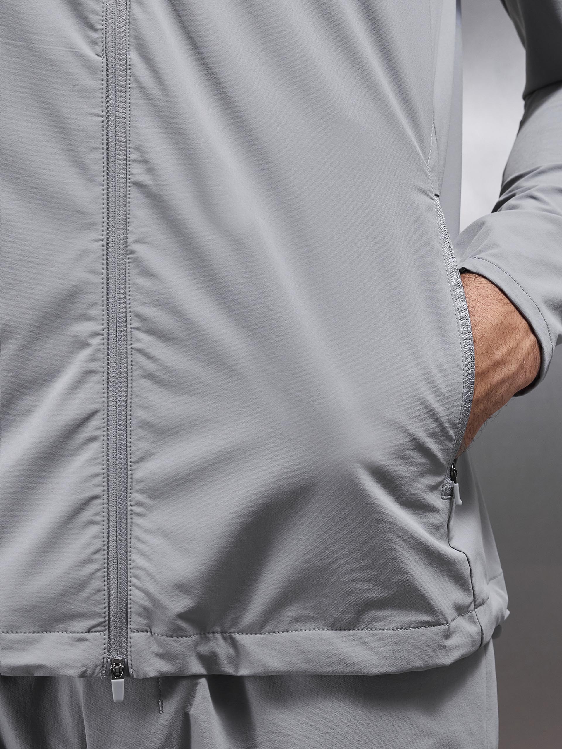 Active Windbreaker in Mid Grey