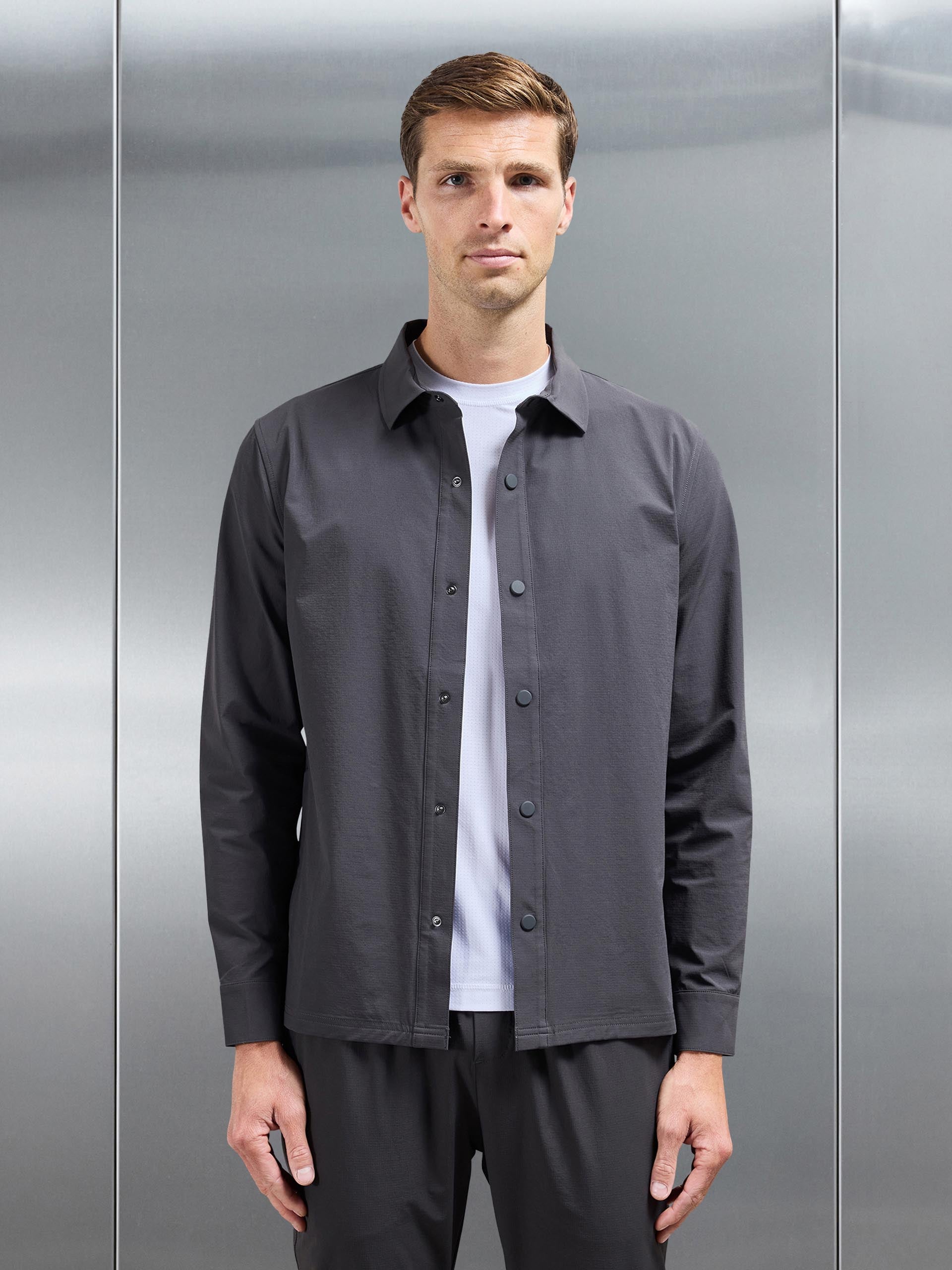 Active Technical Overshirt in Grey