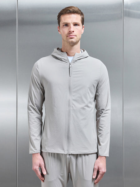 Active Technical Windbreaker in Stone