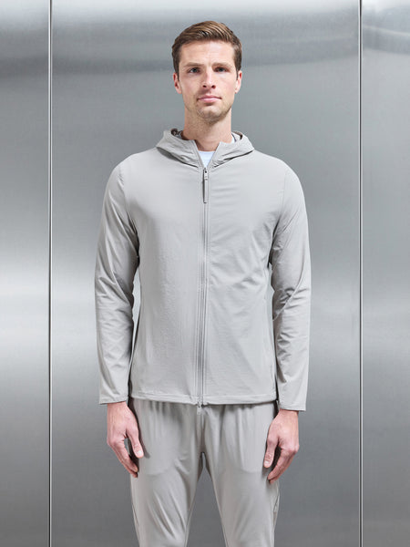 Active Technical Windbreaker in Stone