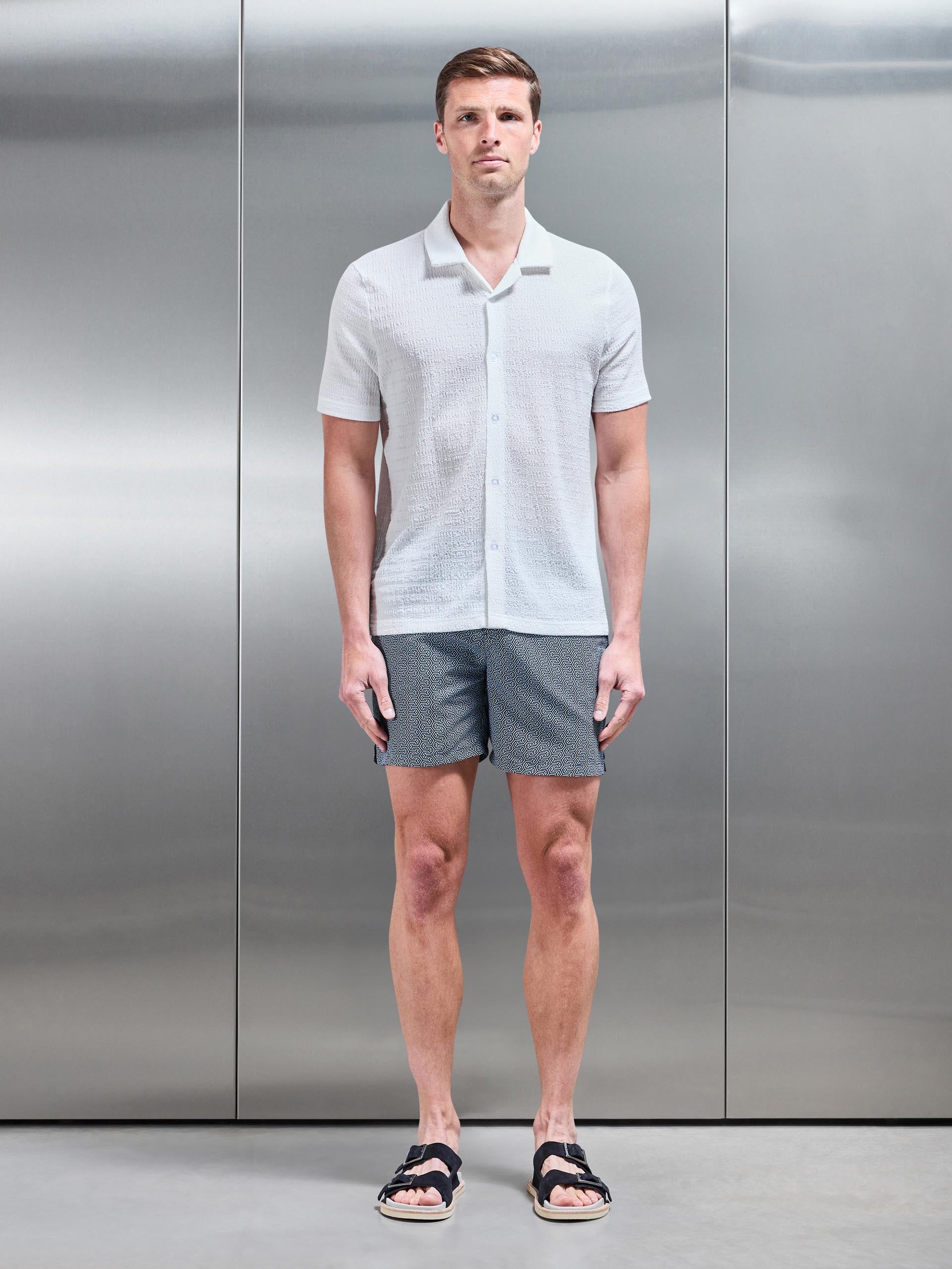 Amalfi Tailored Swim Short in Navy