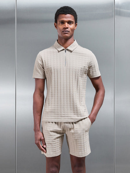 Arco Polo Shirt in Stone
