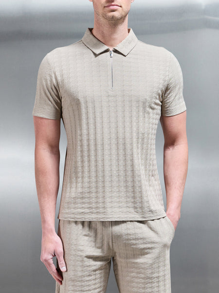 Arco Polo Shirt in Stone