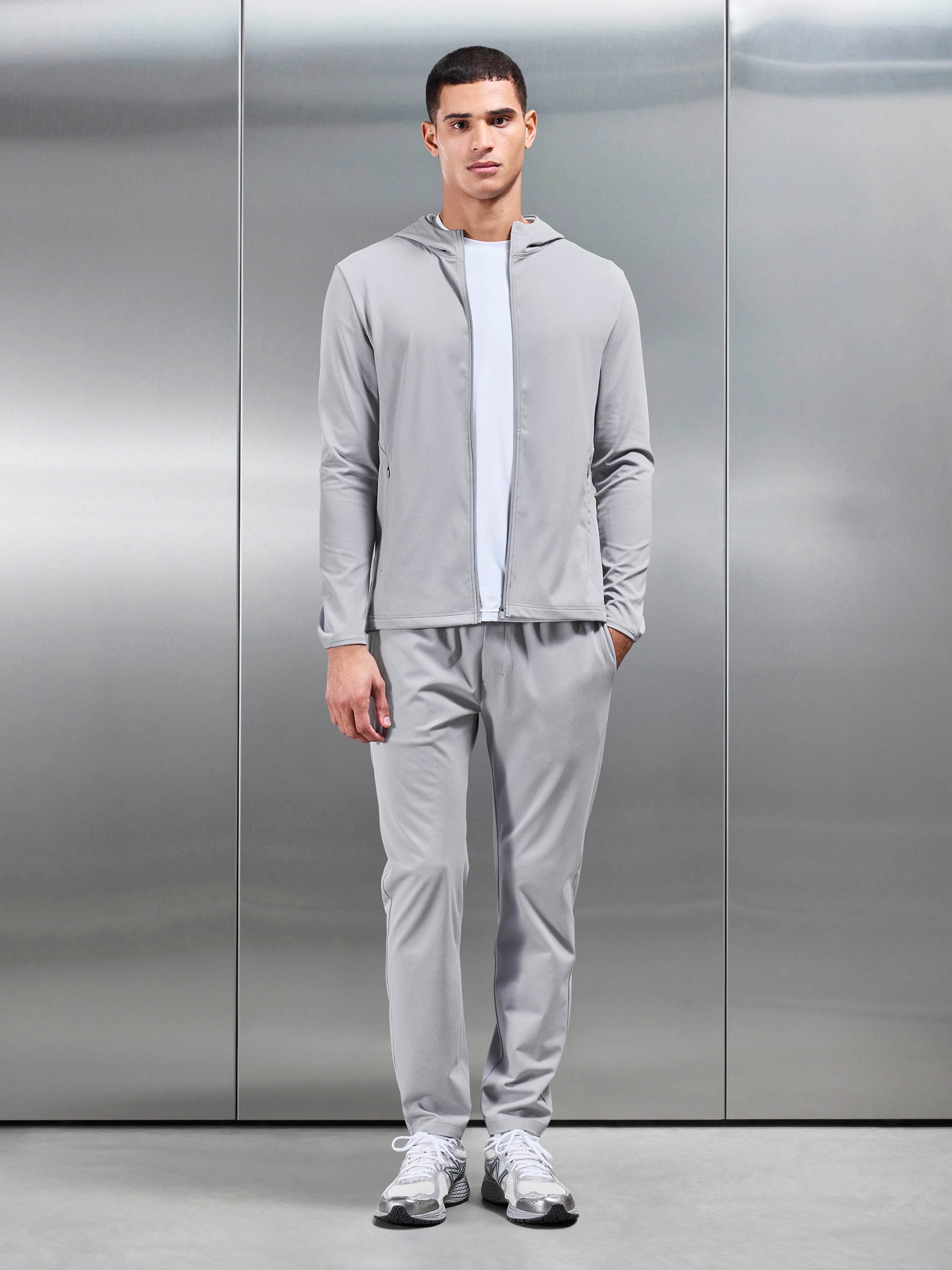 Active Jersey Jogger in Marl Grey