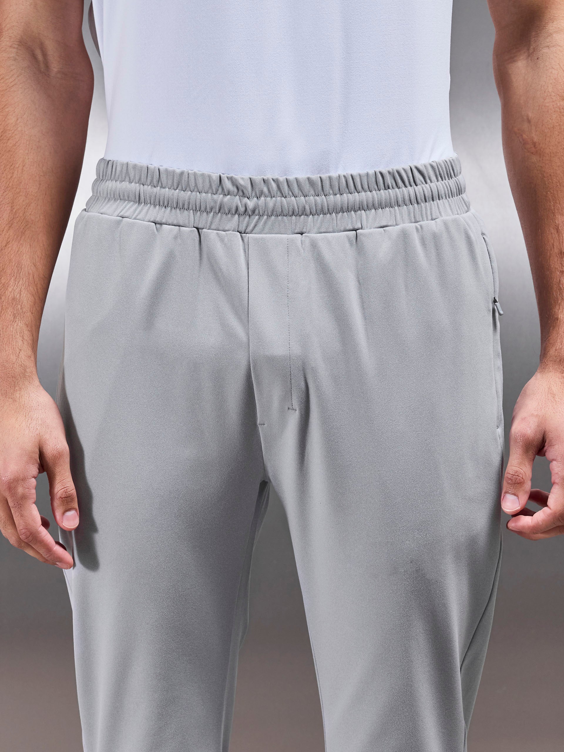 Active Jersey Jogger in Marl Grey