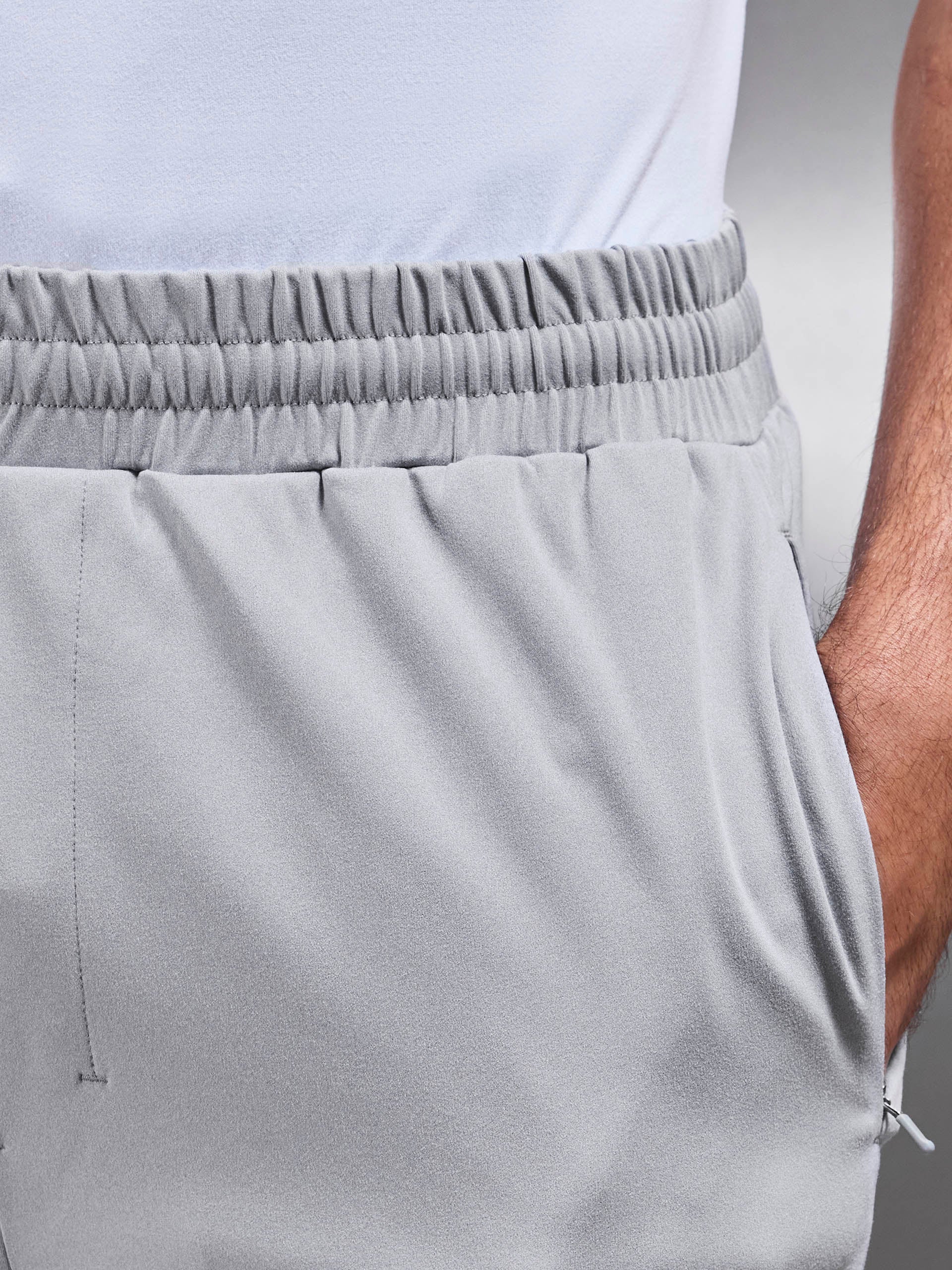 Active Jersey Jogger in Marl Grey