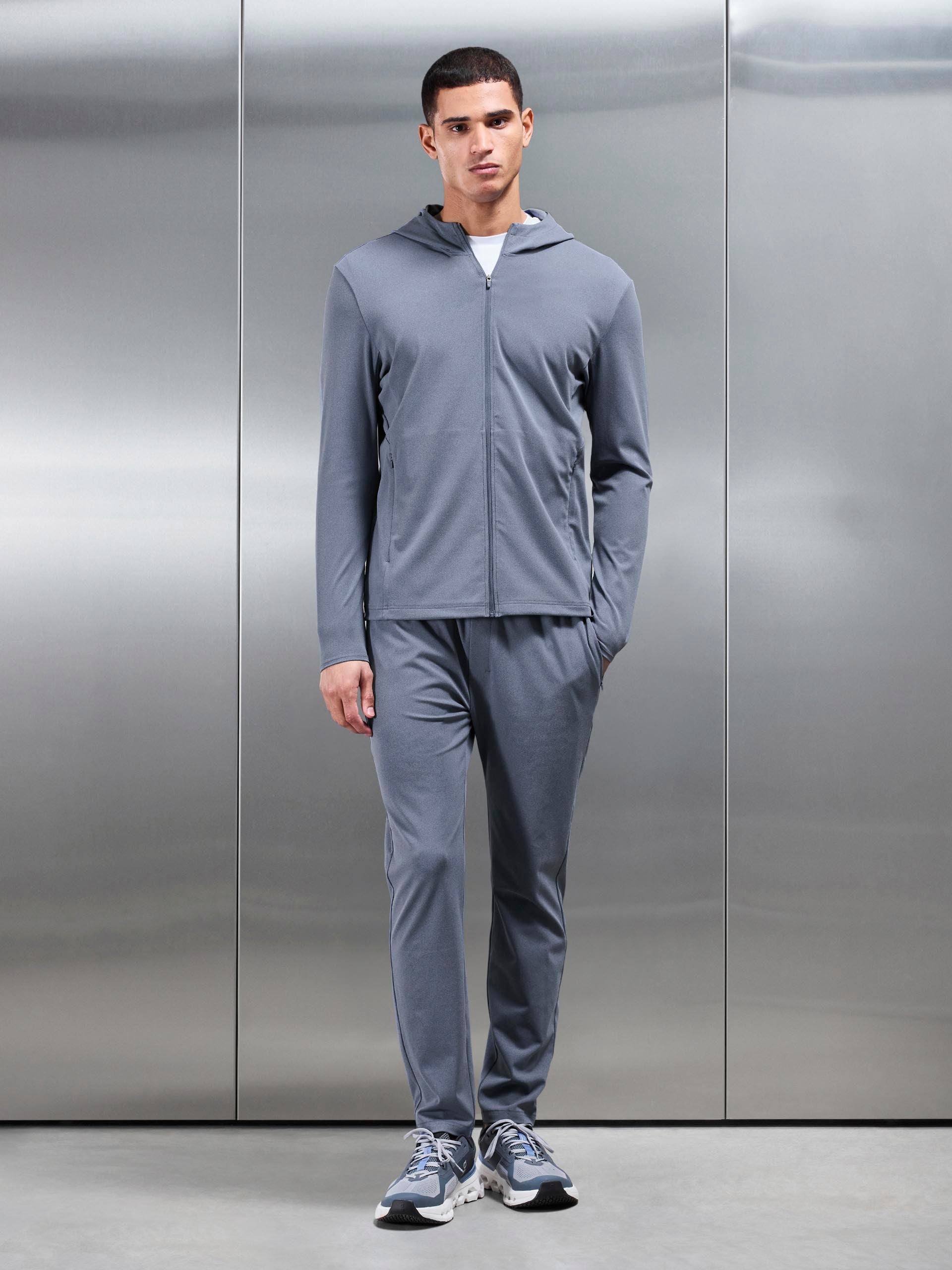 Active Jersey Jogger in Navy Marl