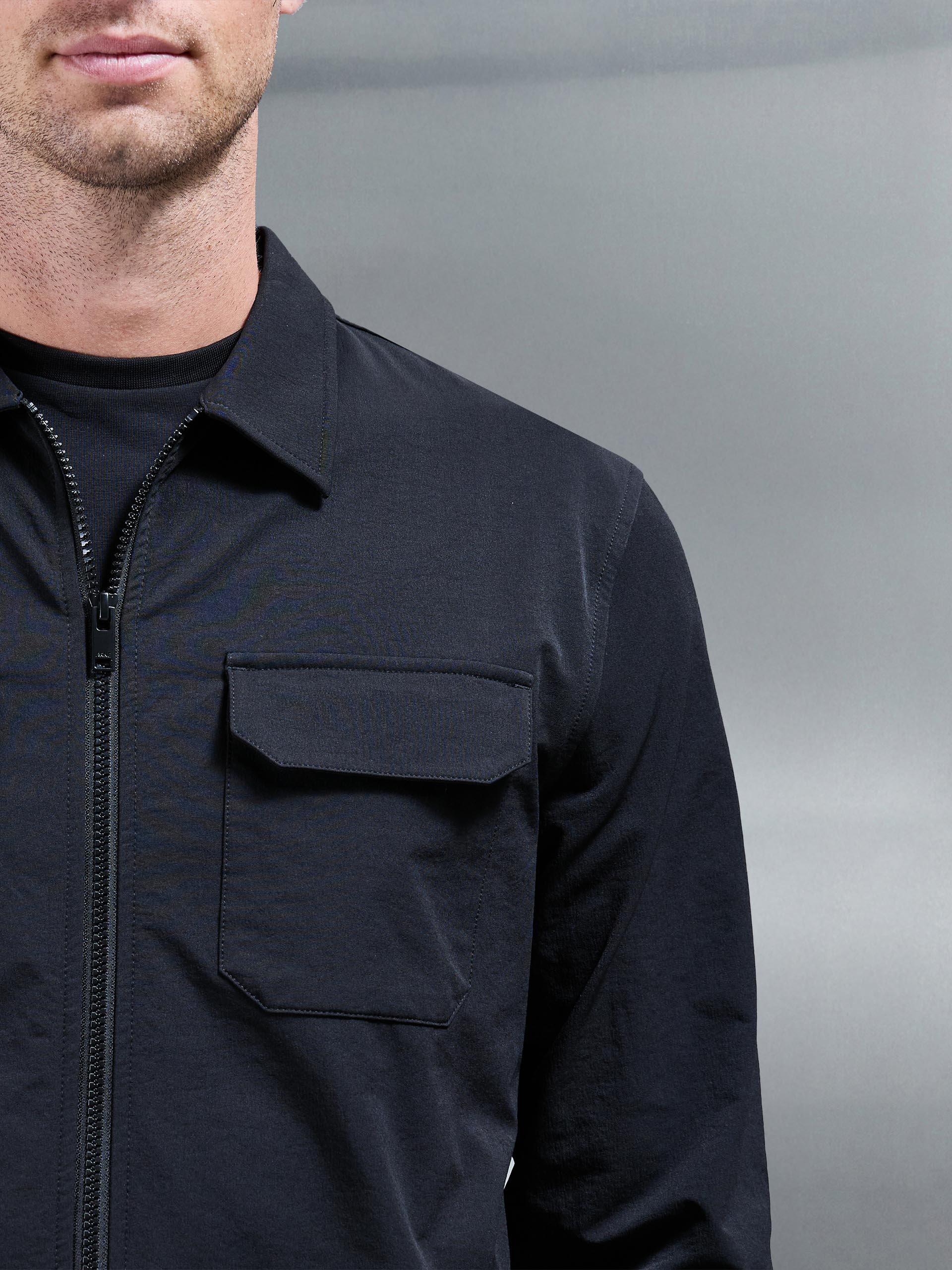 Cargo Jacket in Black