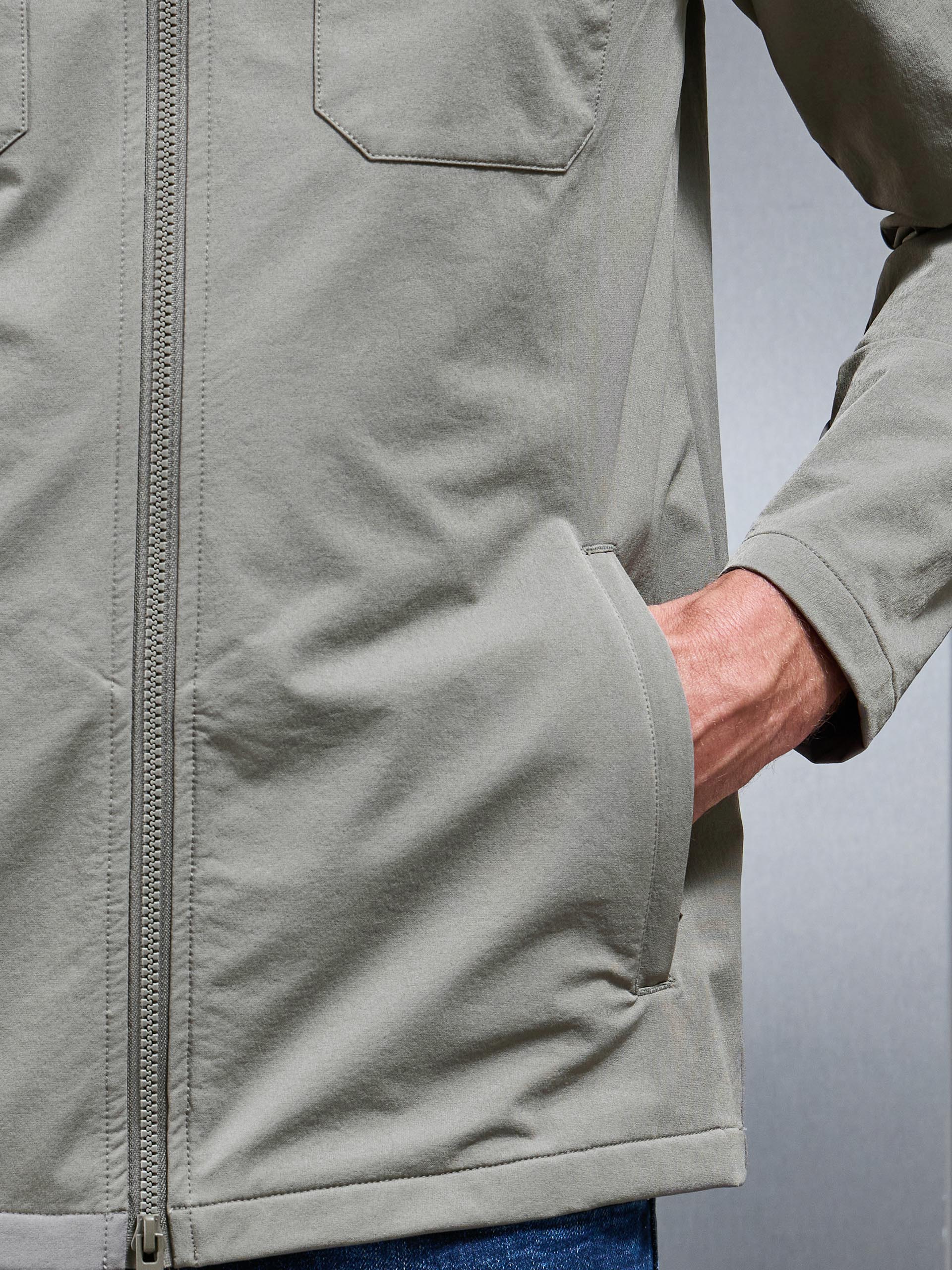 Cargo Jacket in Olive