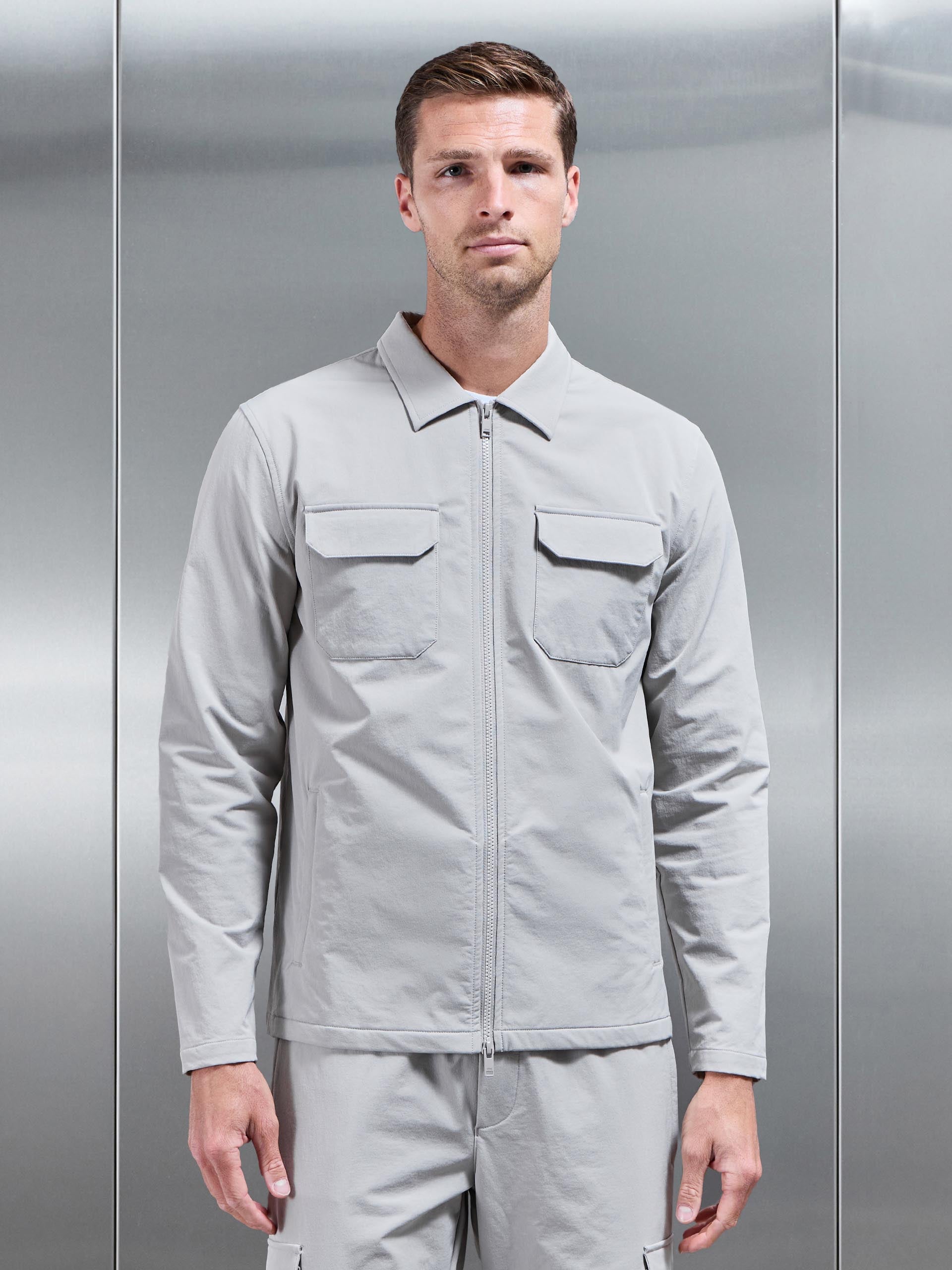 Cargo Jacket in Stone