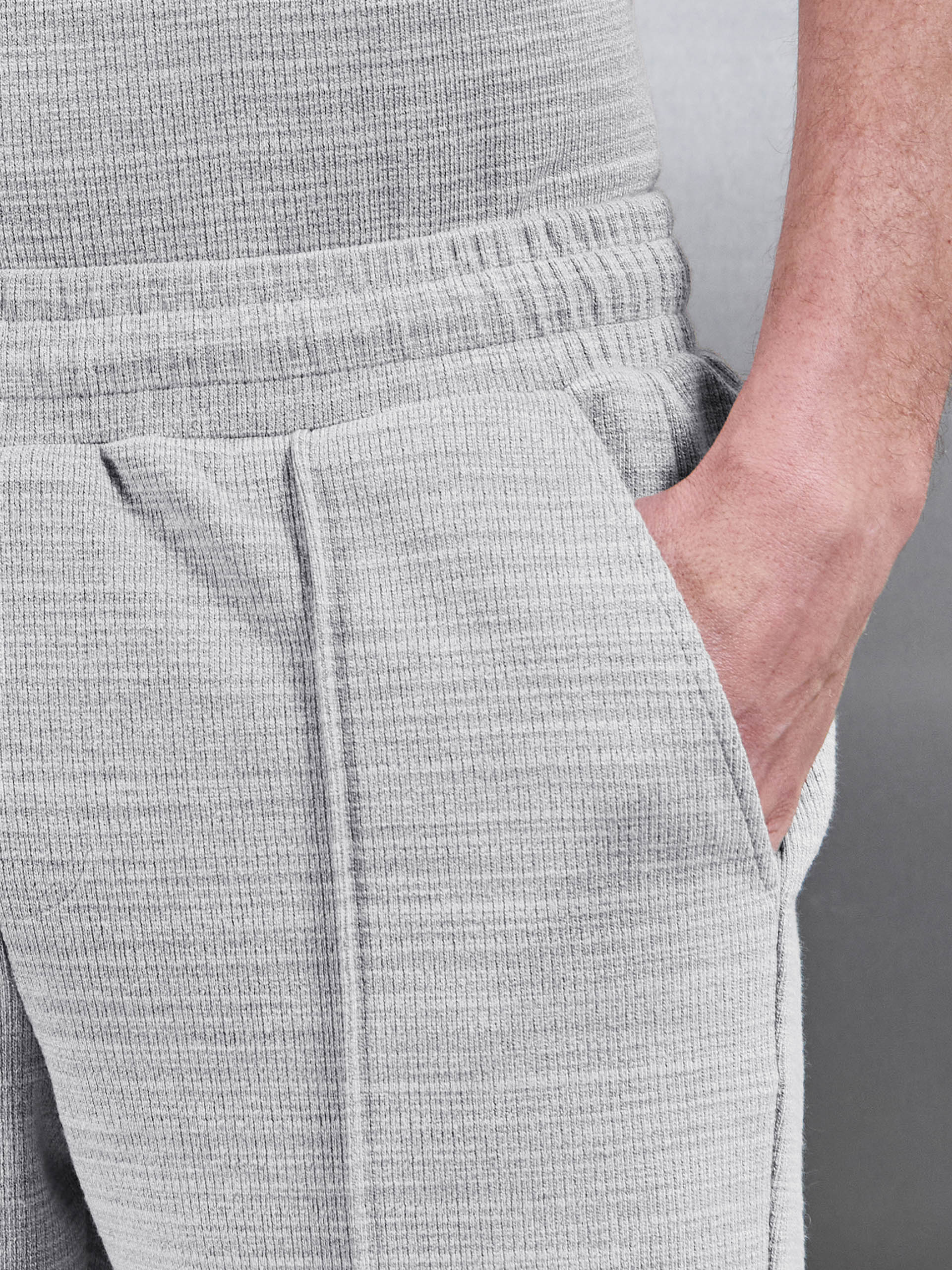 Cavour Textured Short in Stone