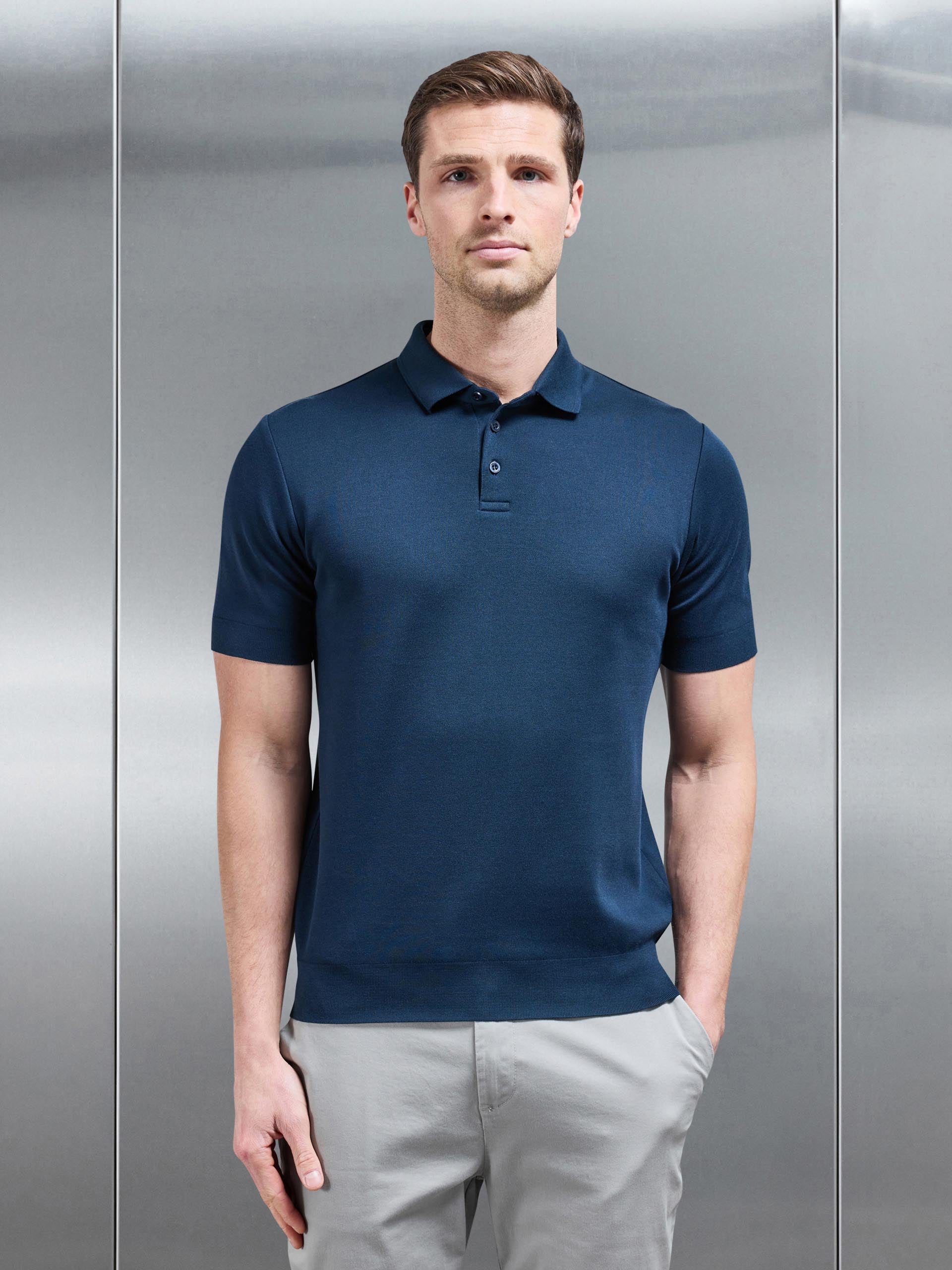Como Polo Shirt in Navy