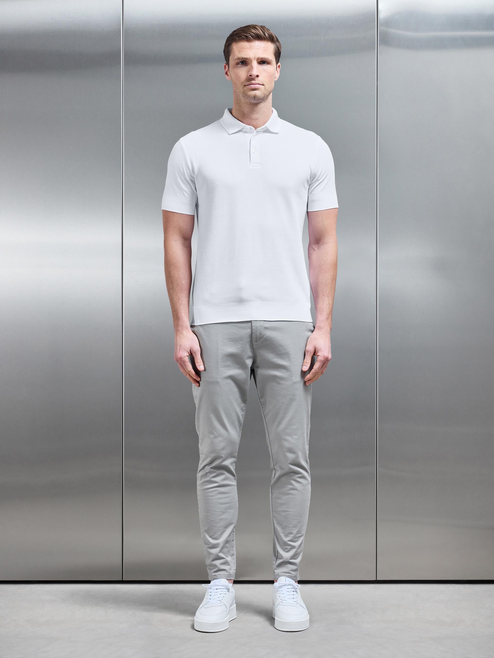 Como Polo Shirt in White