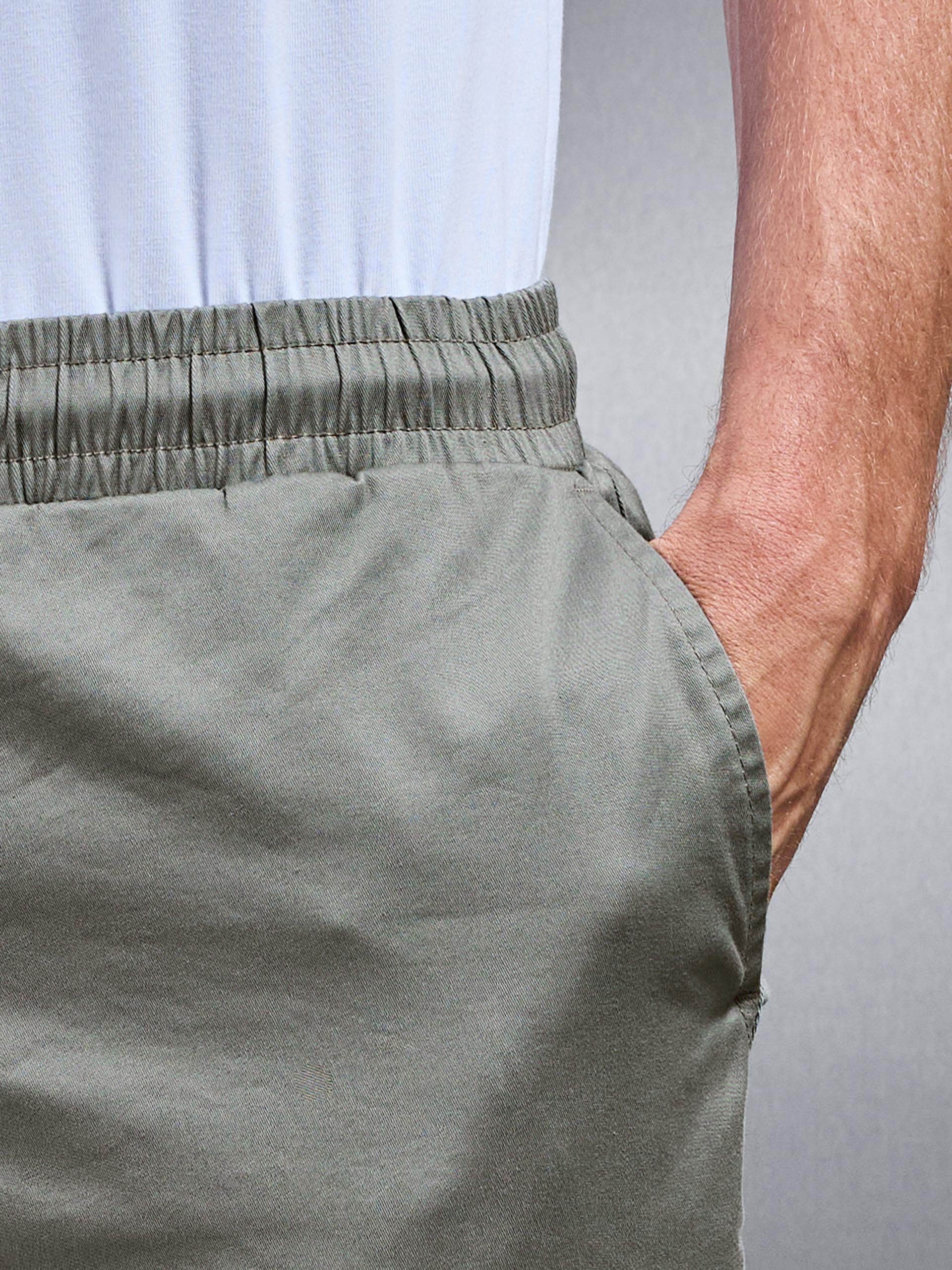 Cotton Cargo Pant in Olive