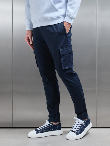 Cotton Cargo Pant in Navy
