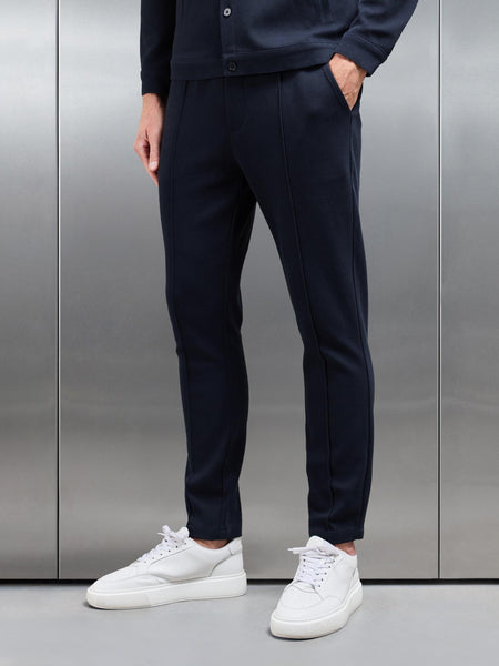 Cotton Twill Trouser in Navy