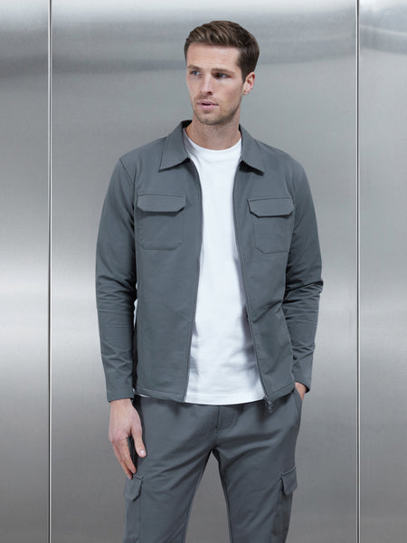 Cargo Jacket in Grey