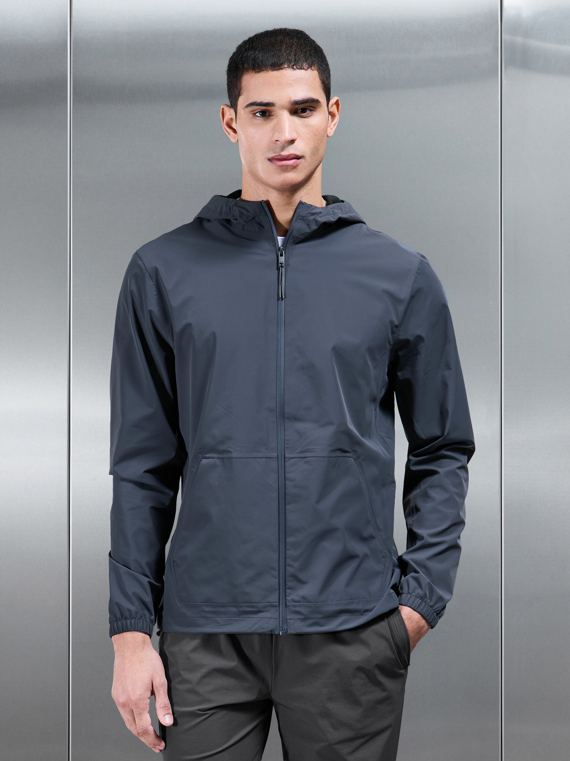 Element Waterproof Windbreaker in Slate Blue