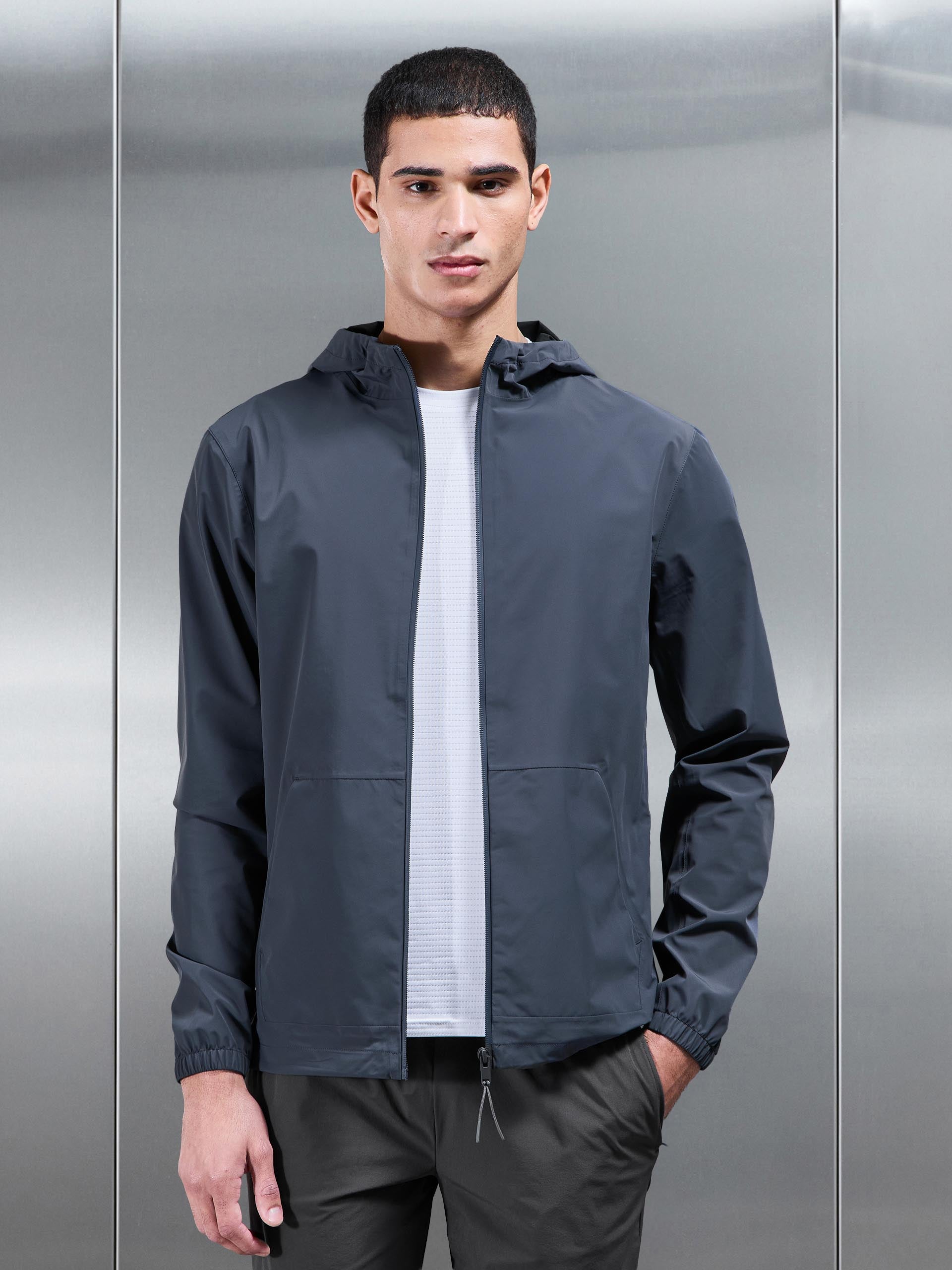 Element Waterproof Windbreaker in Slate Blue