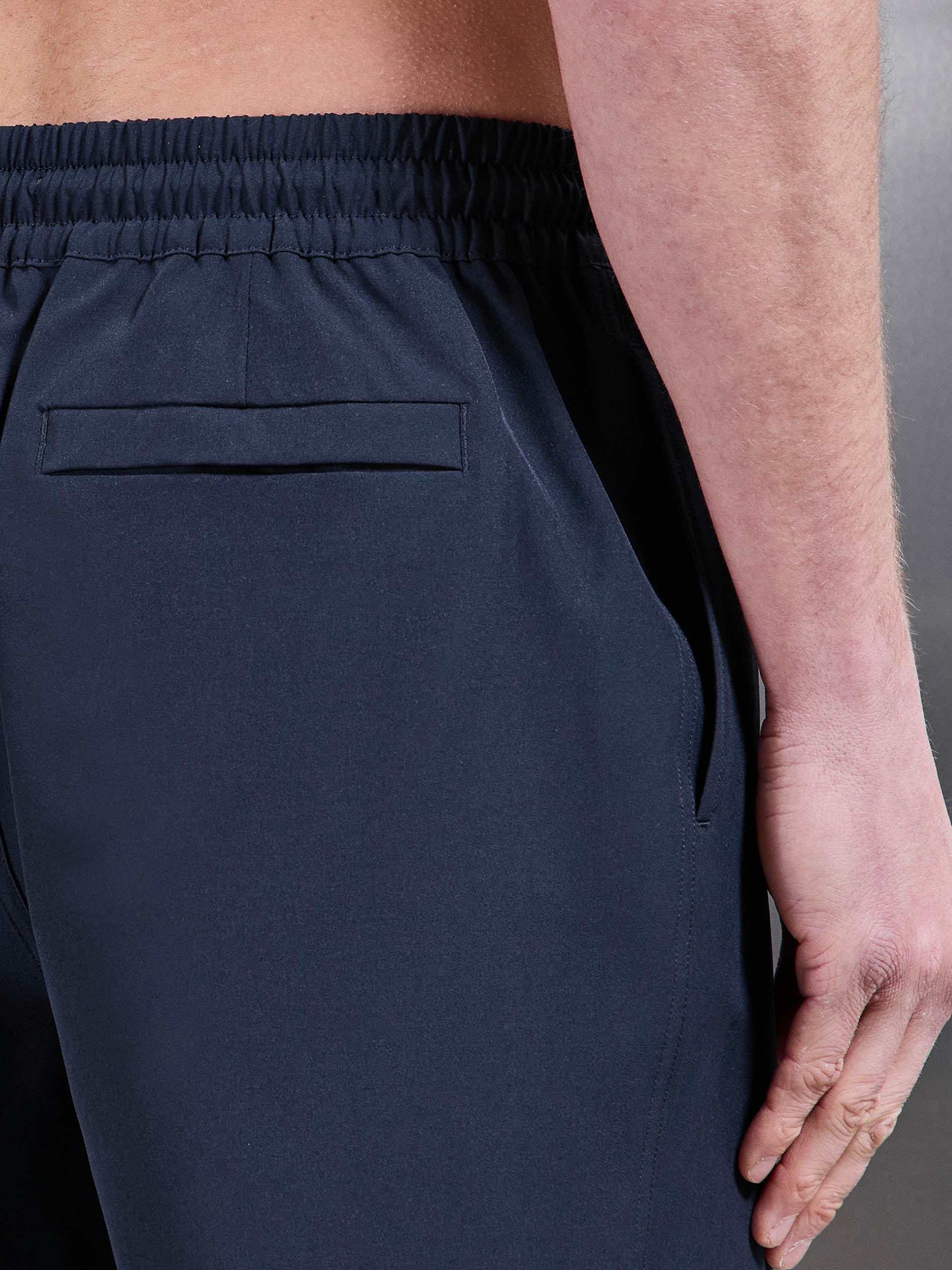 Essential Drawstring Swim Short in Navy