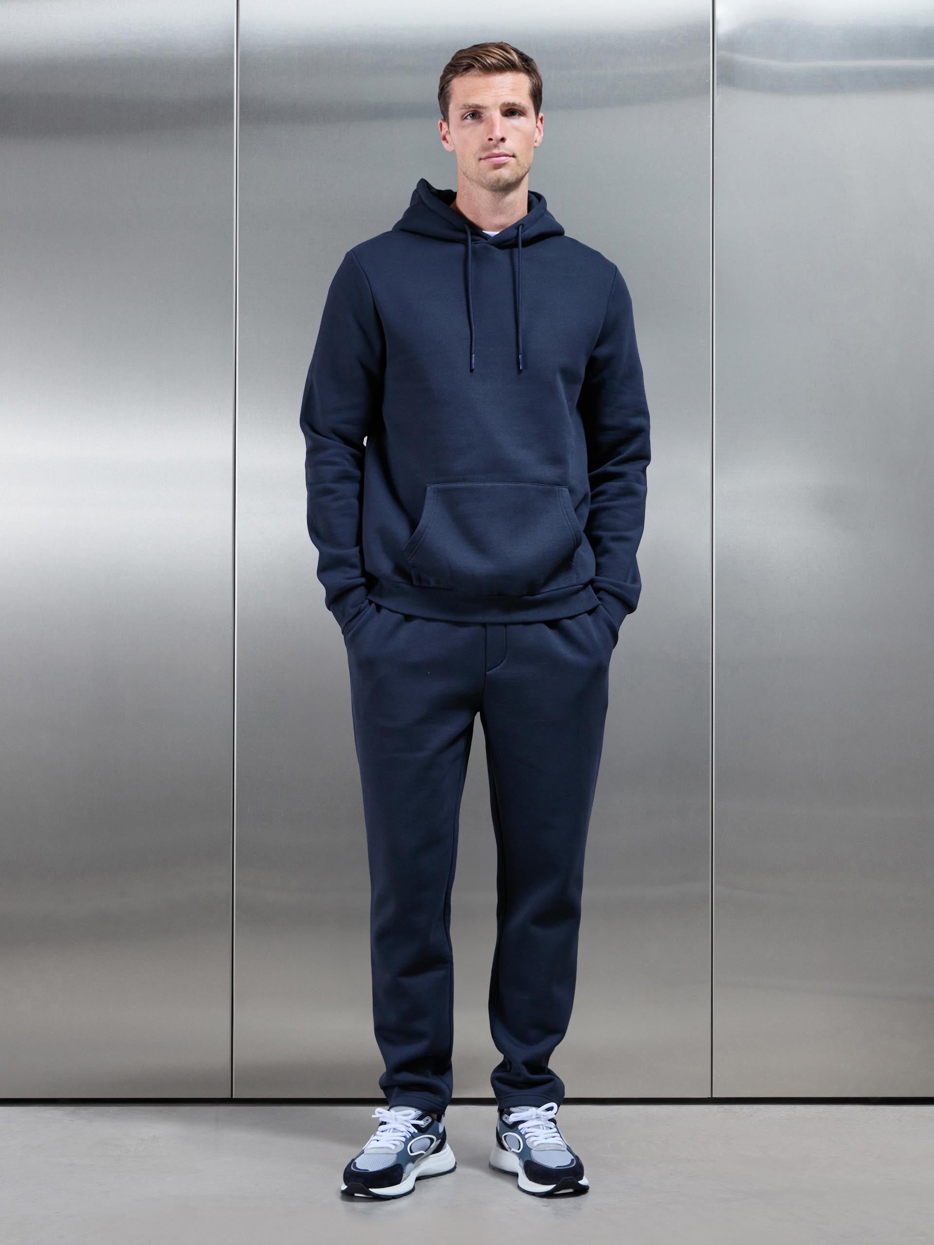 Essential Hoodie In Navy