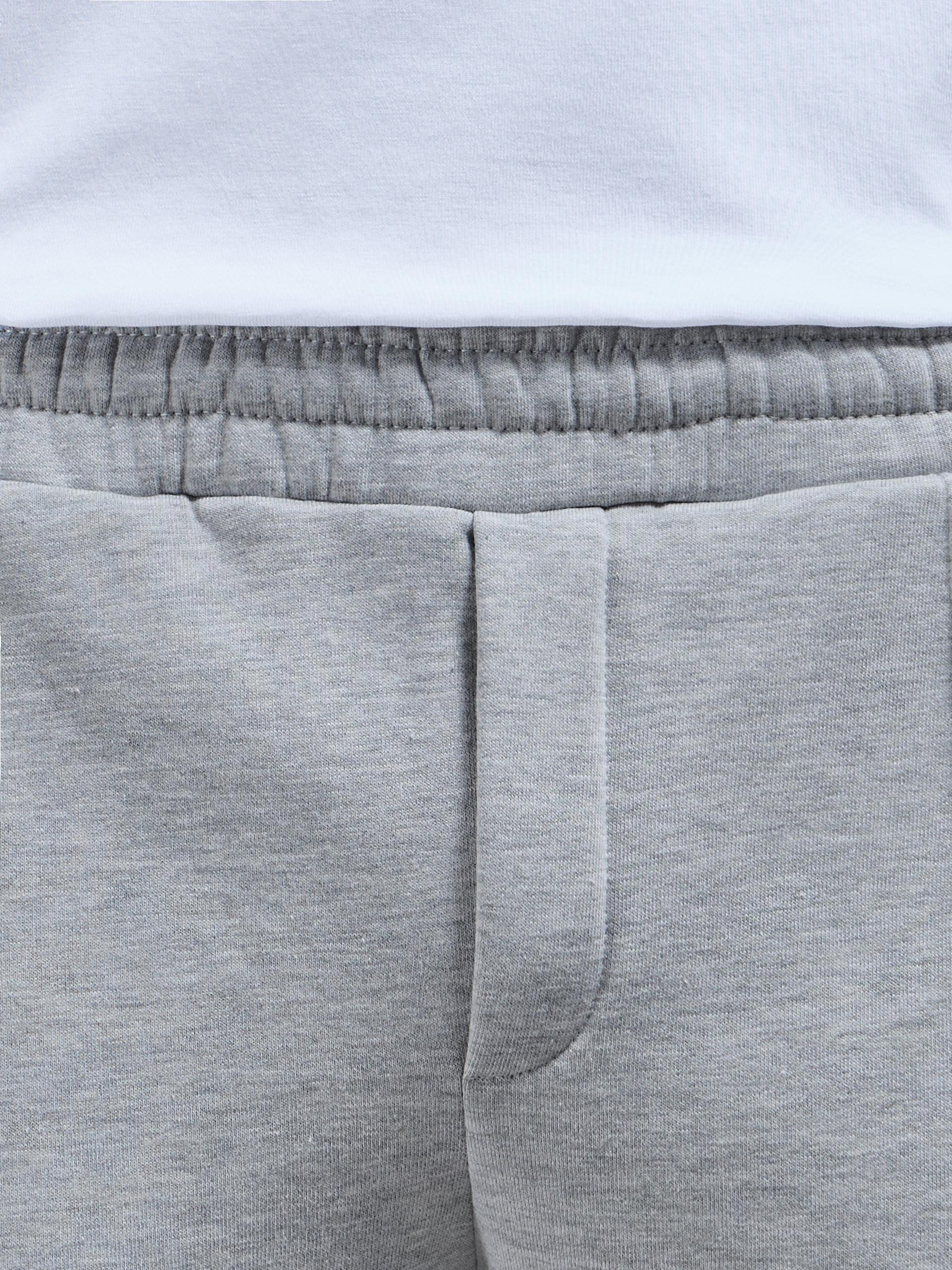 Essential Slim Fit Jersey Jogger in Marl Grey