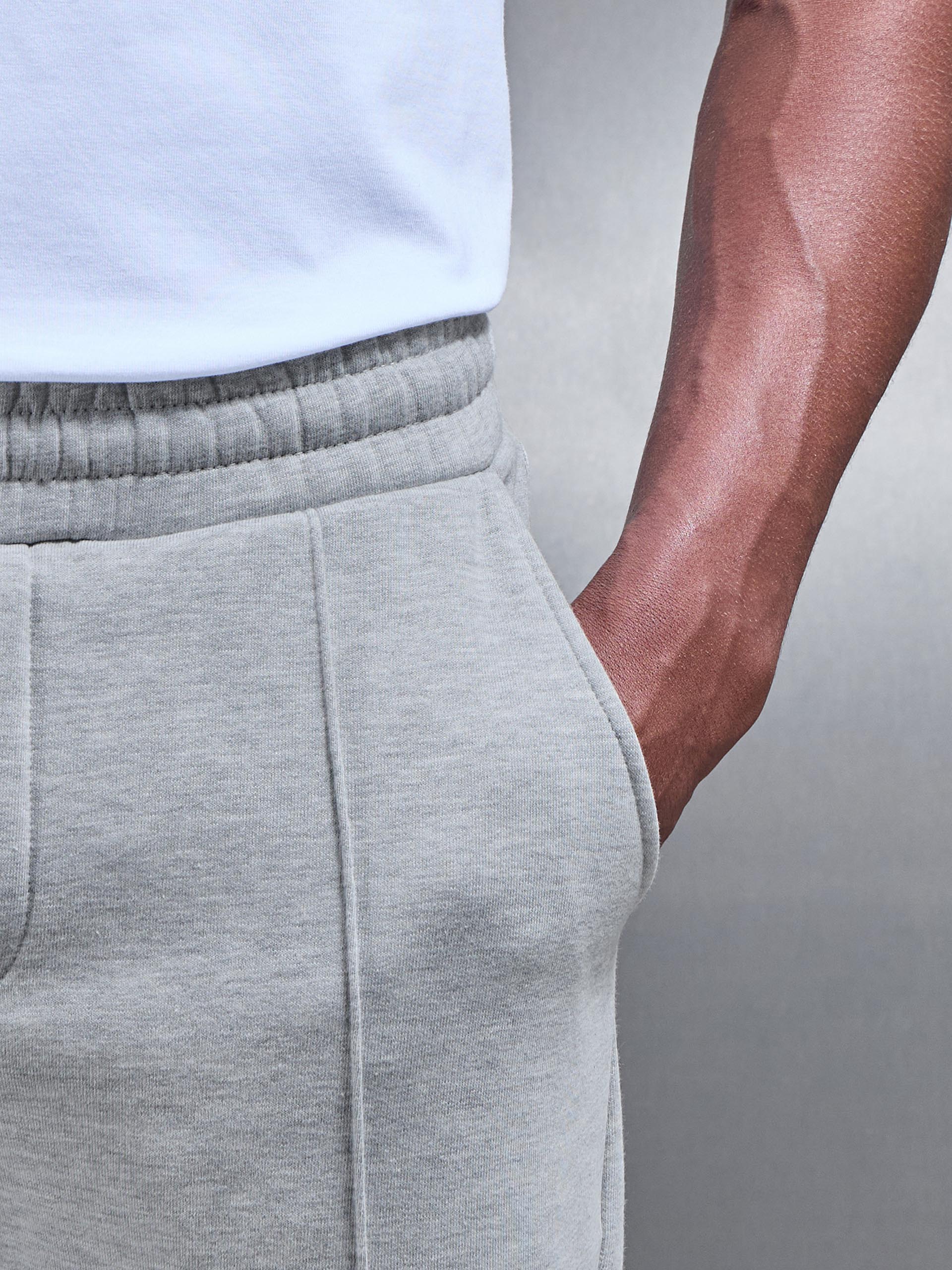 Essential Slim Fit Jersey Jogger in Marl Grey