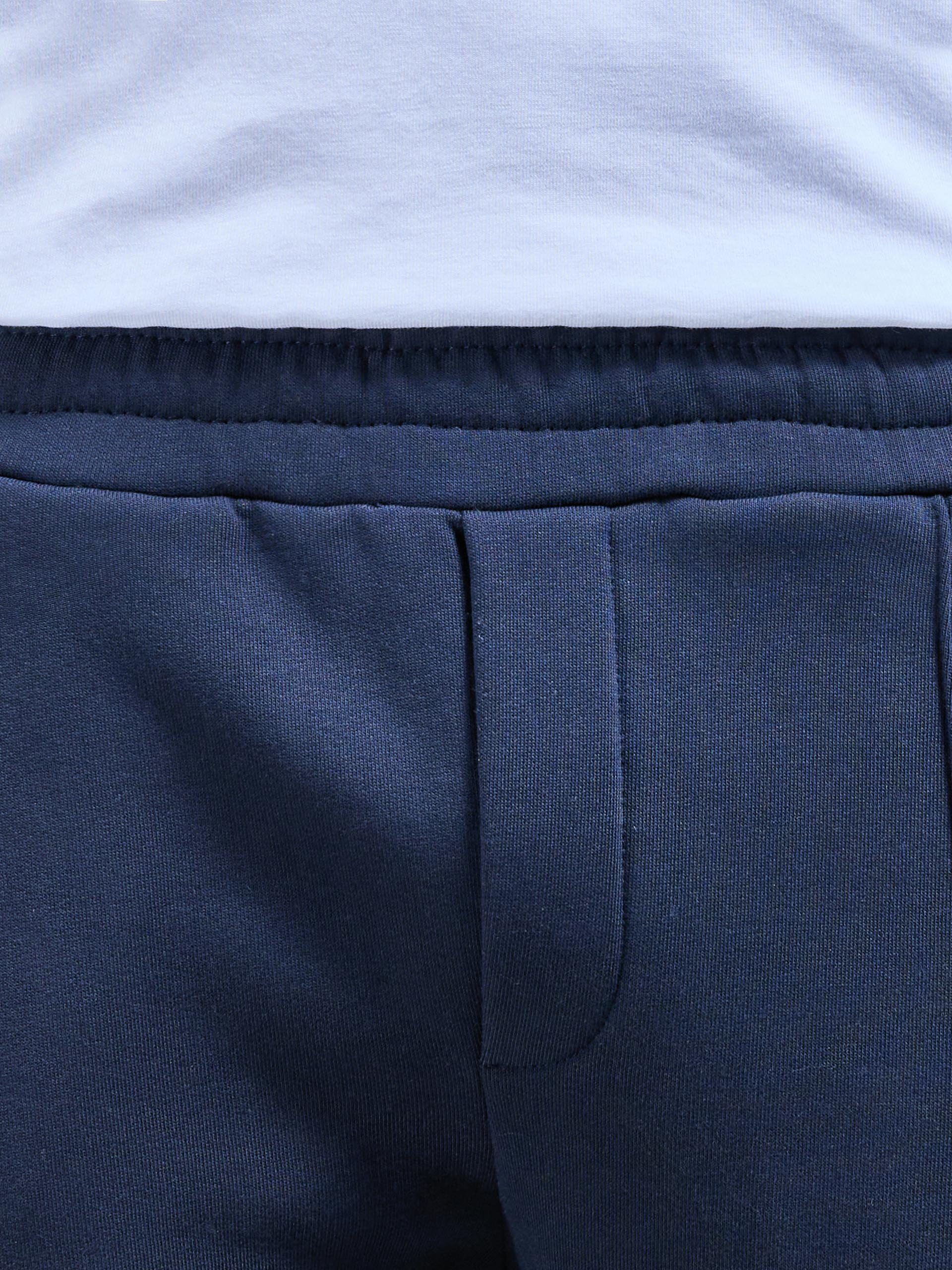 Essential Slim Fit Jersey Jogger in Navy