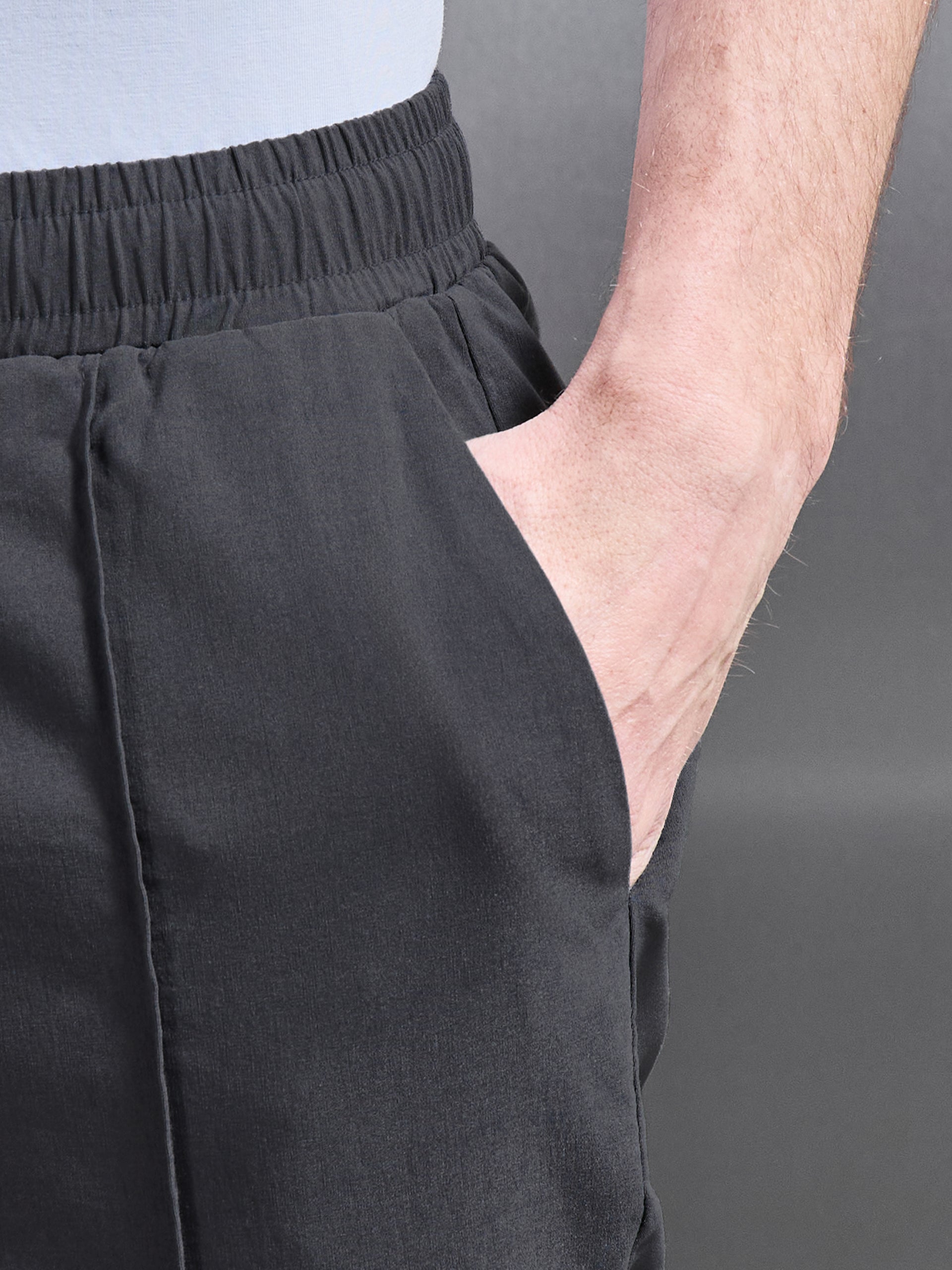 Essential Nylon Trouser in Grey